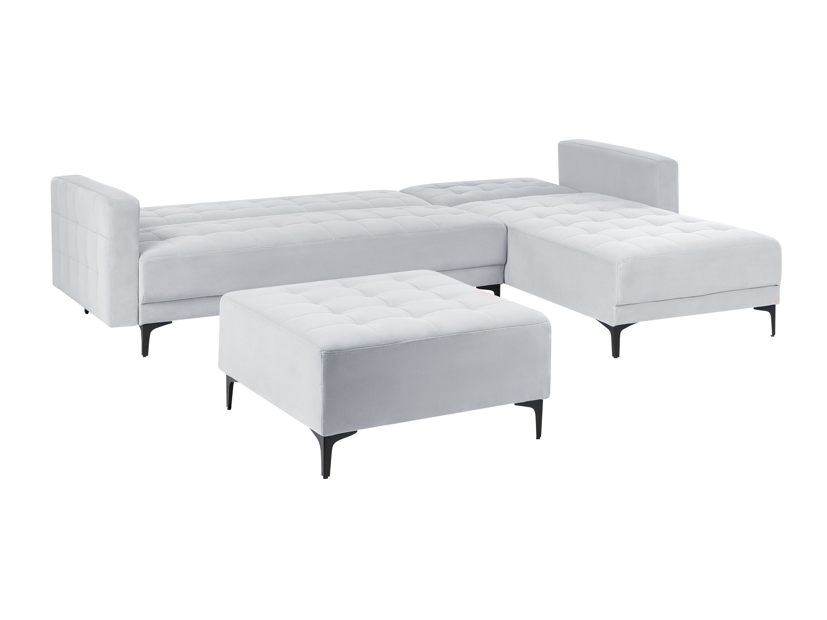 Stūra dīvāns Felvena 124 (Gaiši pelēks)