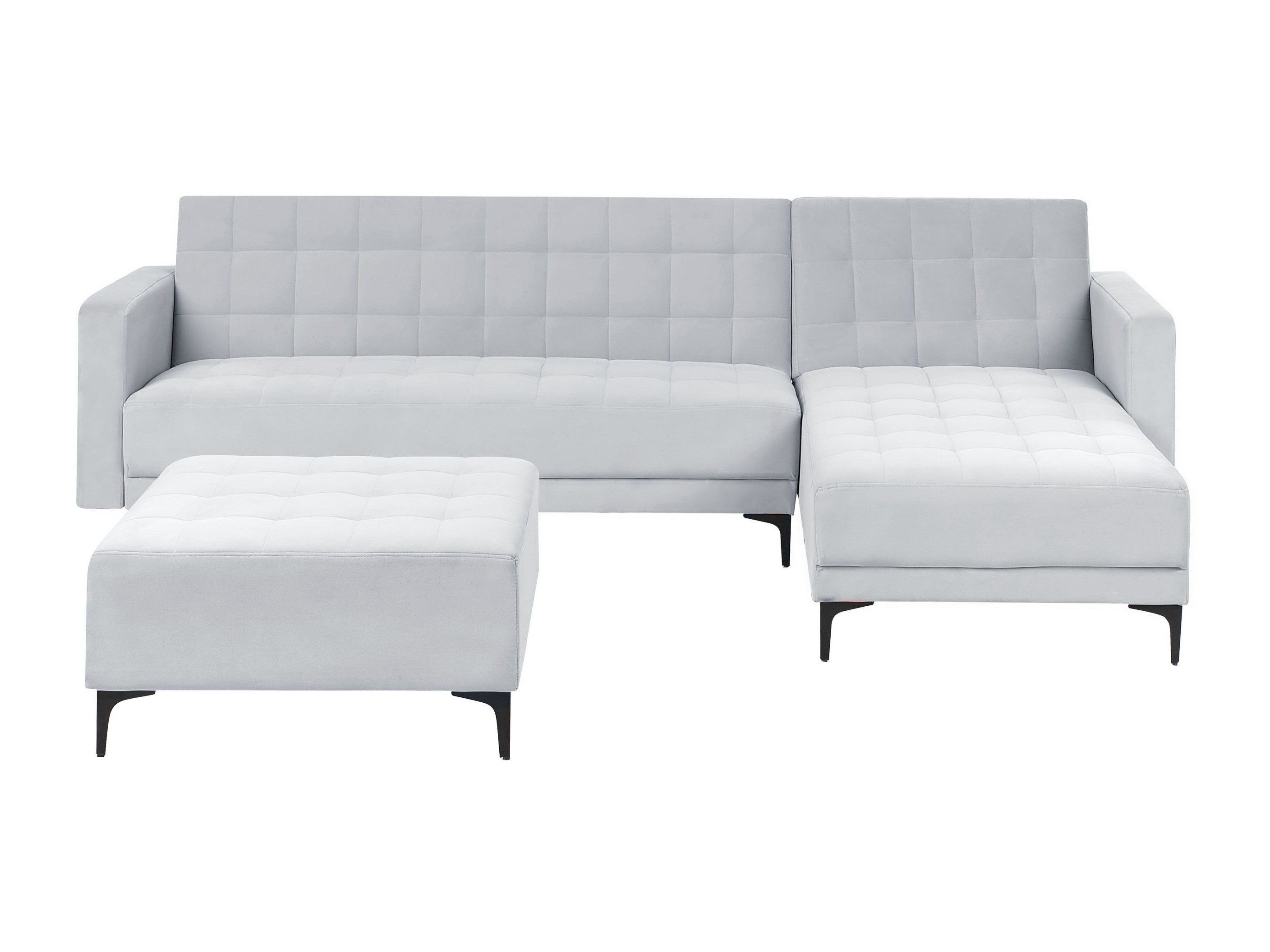 Stūra dīvāns Felvena 124 (Gaiši pelēks)