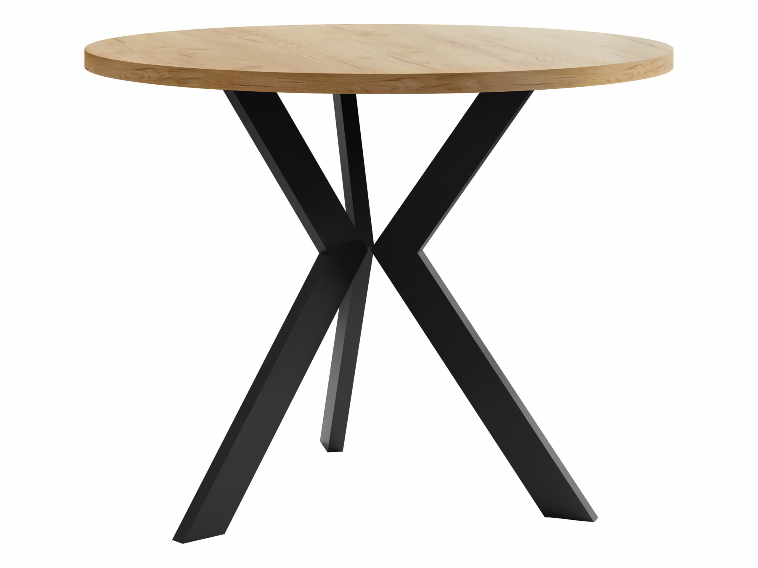 Журнальный столик Dearborn 106 (Золотистый дуб + Чёрный)