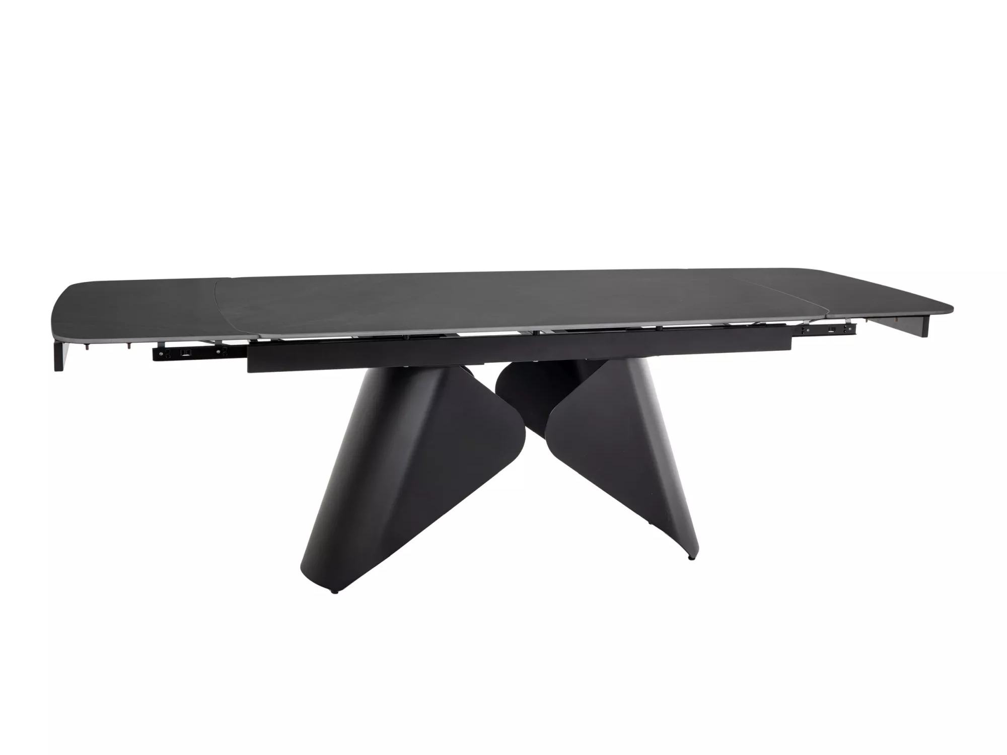 Cтол Detroit 757 (Черный мрамор + Чёрный)