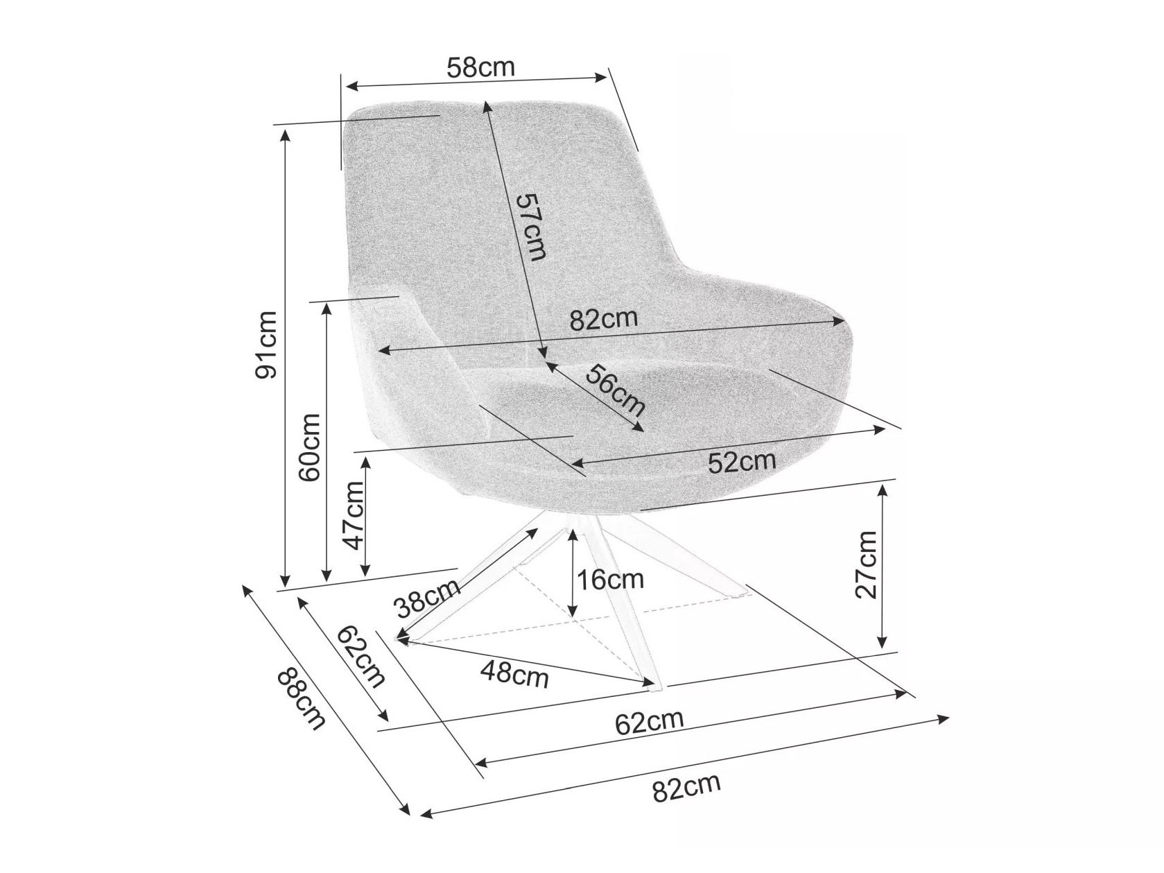 Кресло Detroit 759