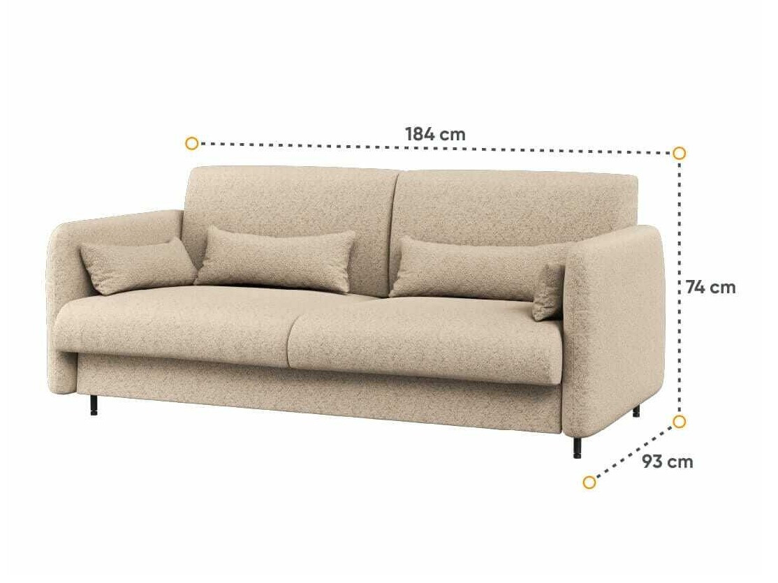 Mēbeļu komplekts Concept Pro Lenart VI (Artisan ozols + Bēšs)