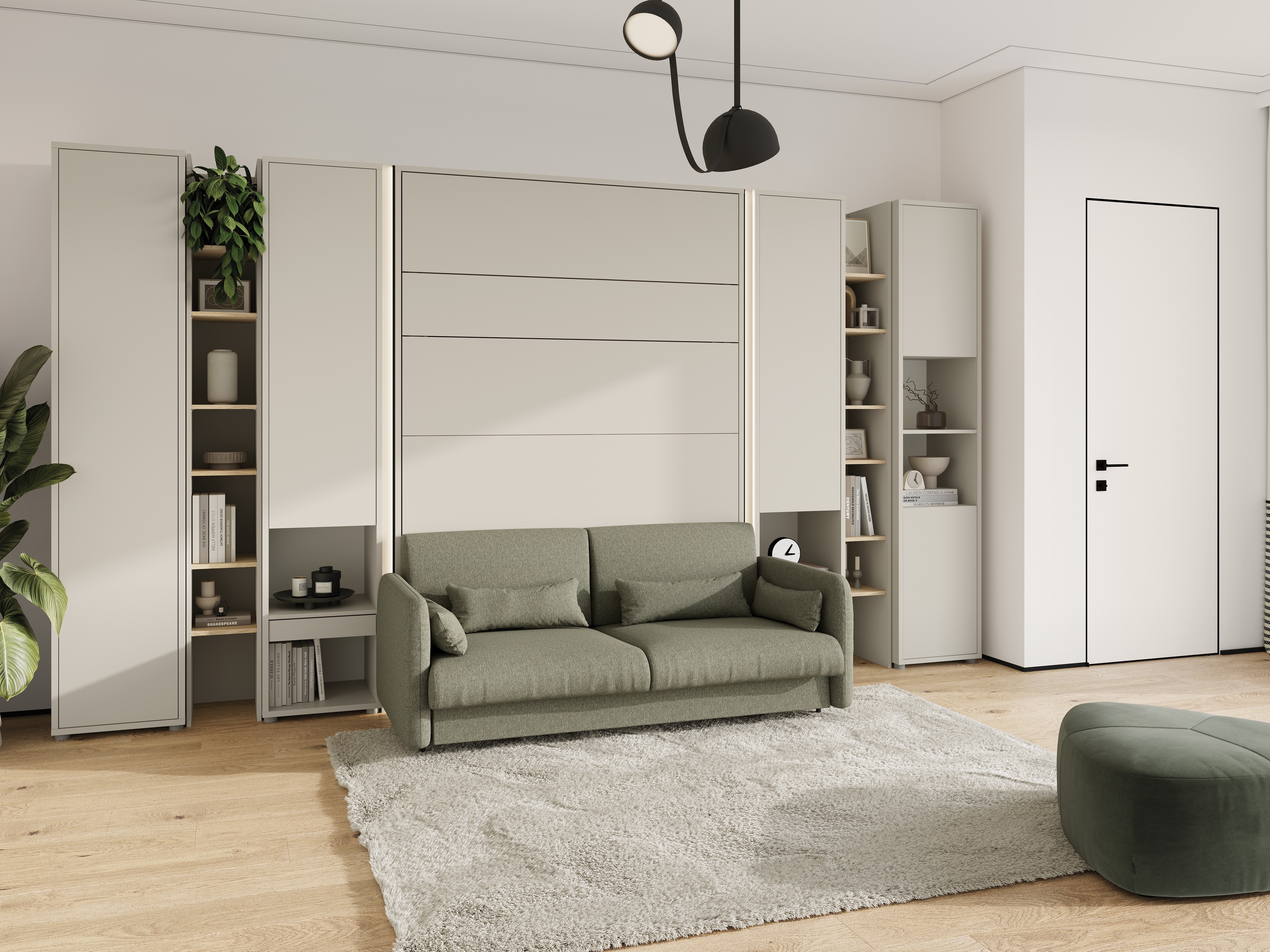 Настенная кровать Concept Pro Lenart Levfere 102 (Кашемир)