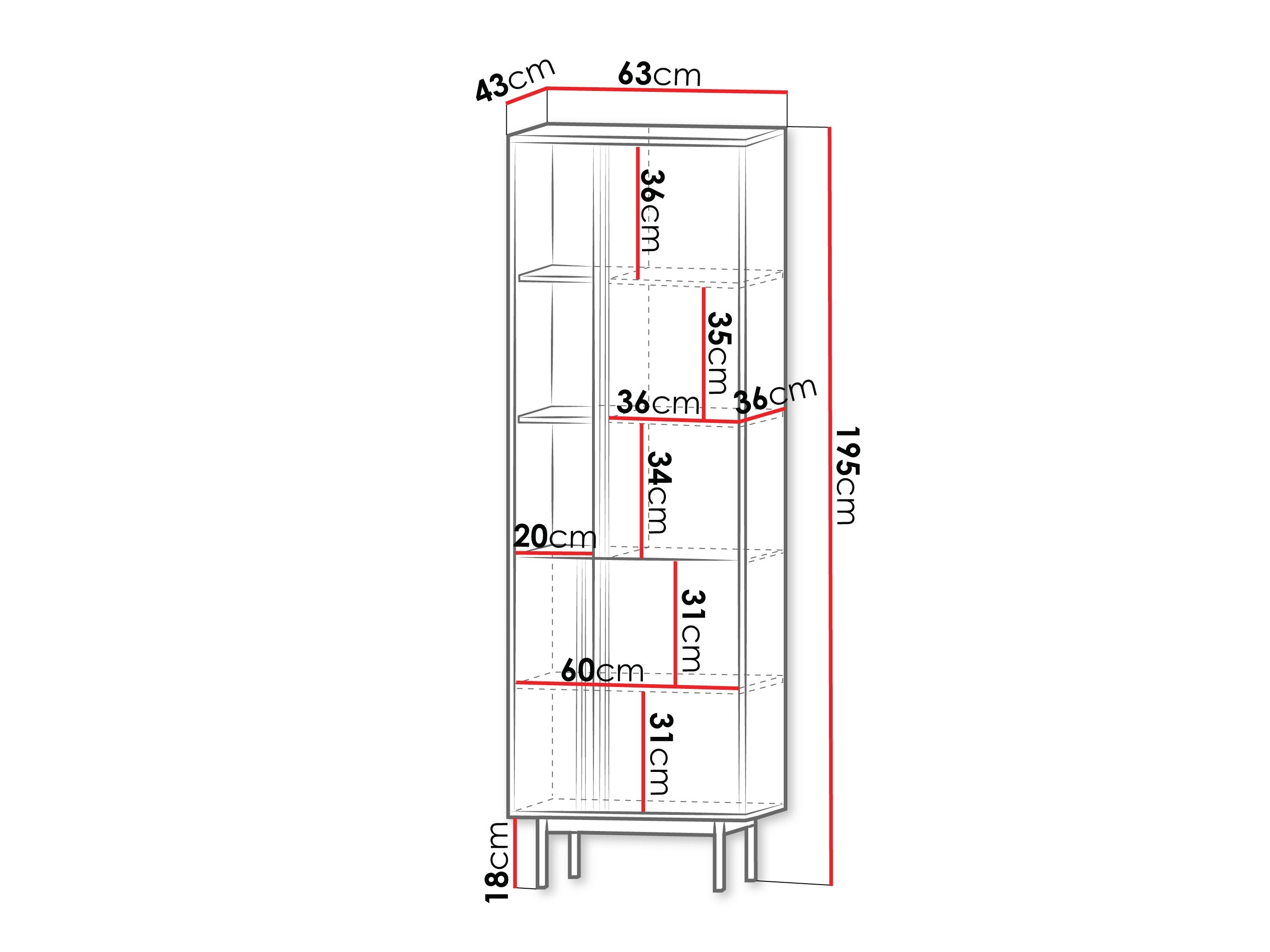 Plaukts Levali 102 (Ozols)