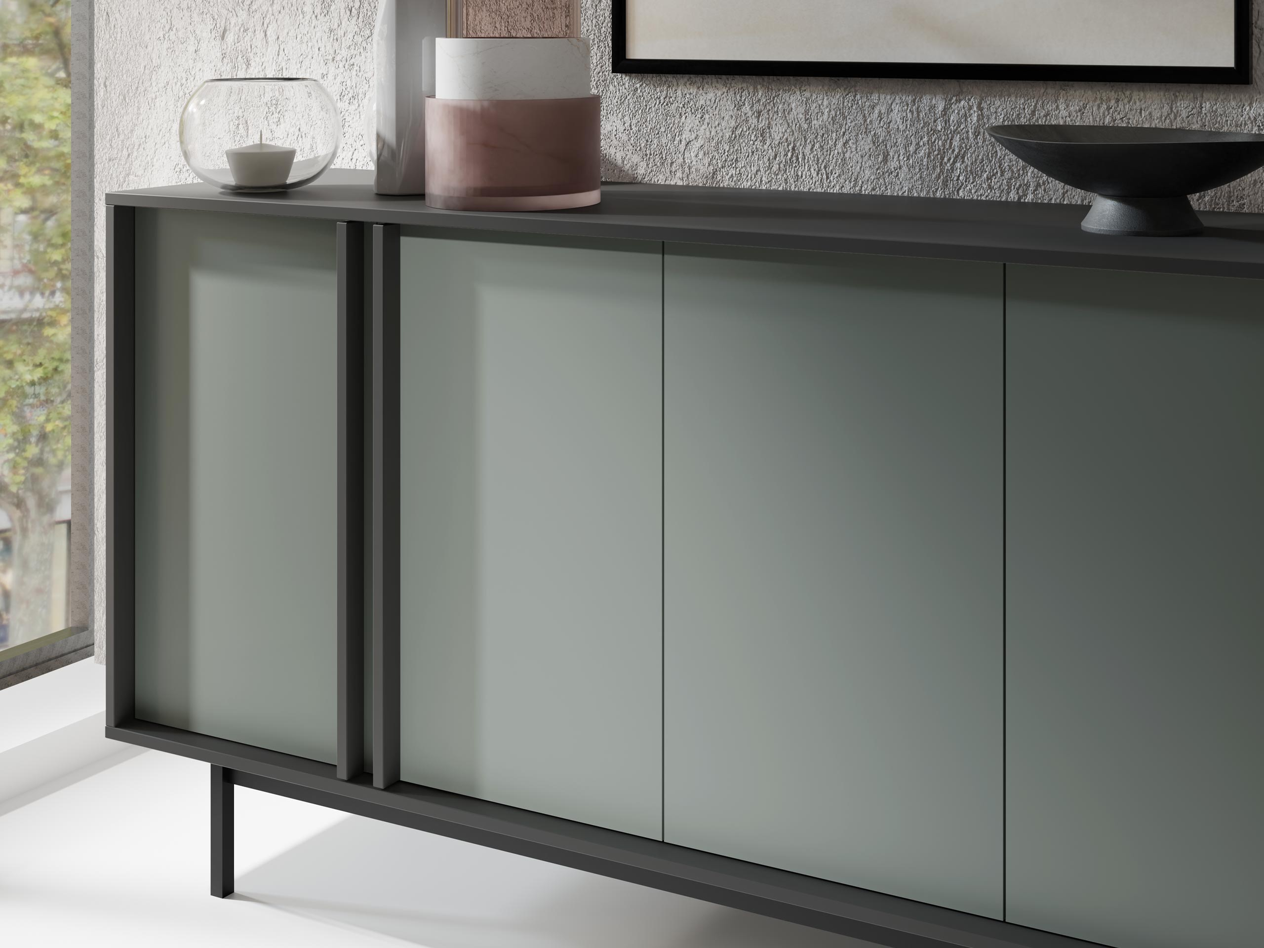 Шкафчик Levali 105 (Пыльно-зеленый)