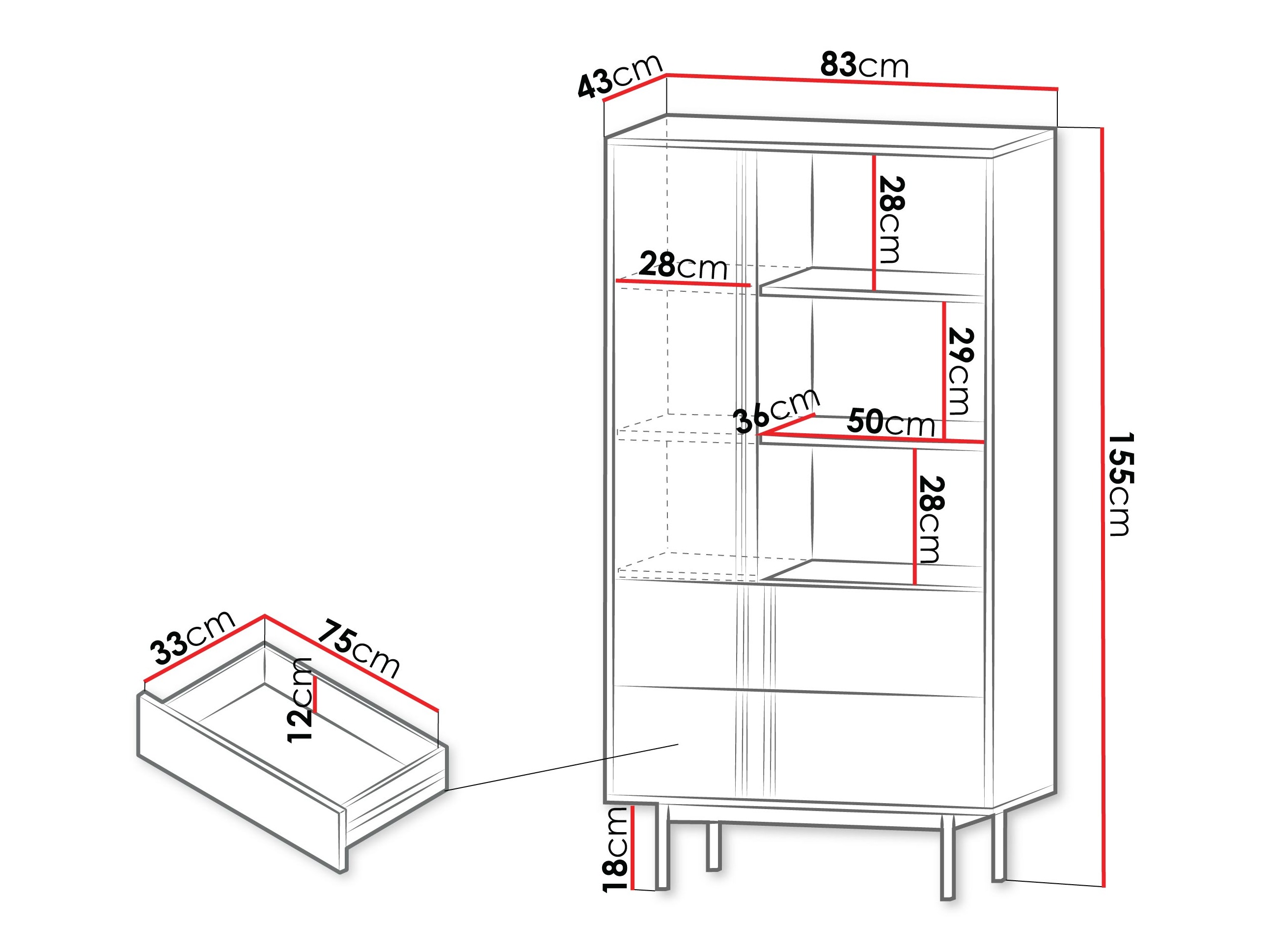 Стеллаж Levali 103 (Пыльно-зеленый)