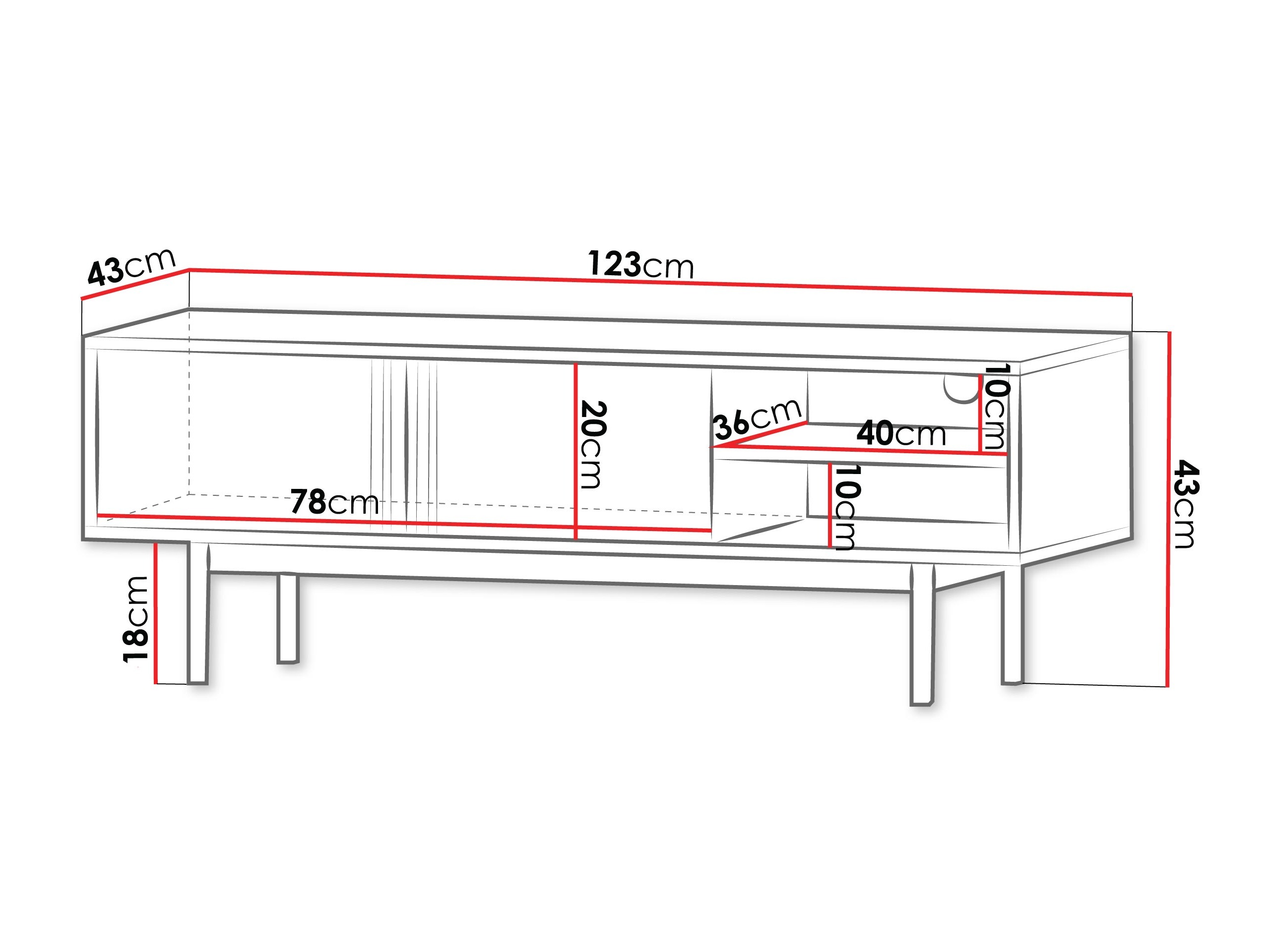 TV galds Levali 109 (Bēšs)