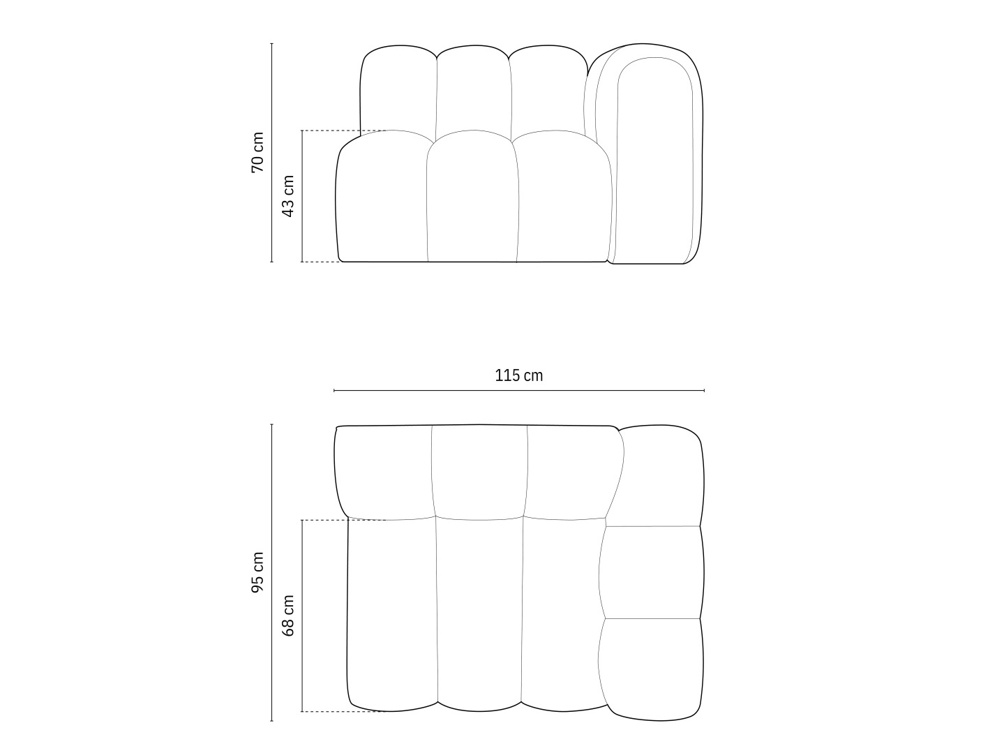Модульное кресло Cirleve 110 (Salvador 10)