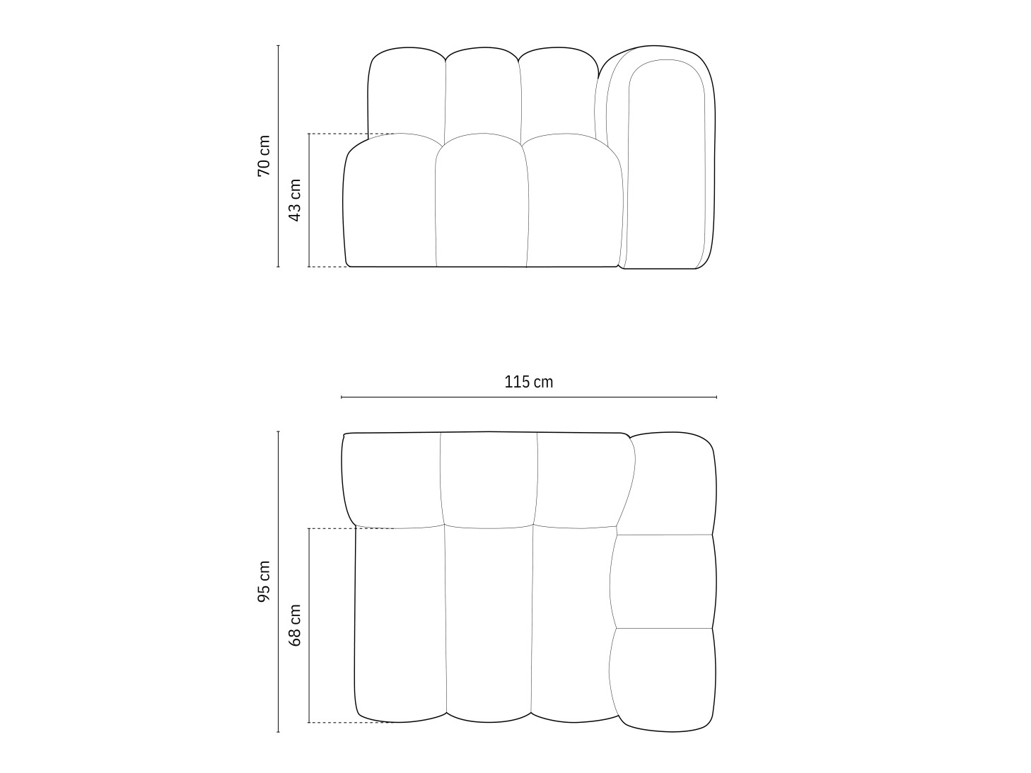 Модульное кресло Cirleve 110 (Salvador 17)