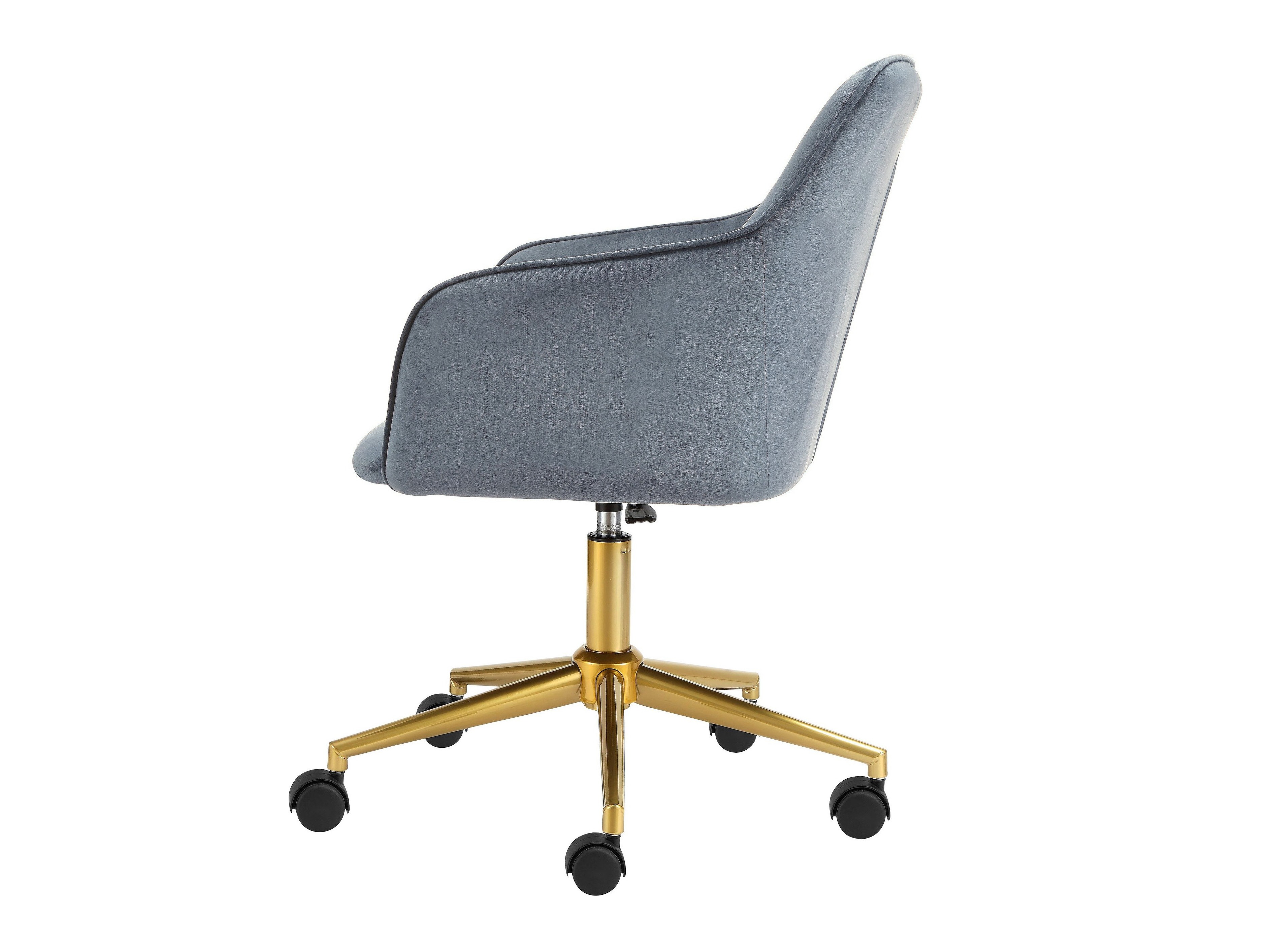 Офисный стул Denton 470 (Серый + Золотой)