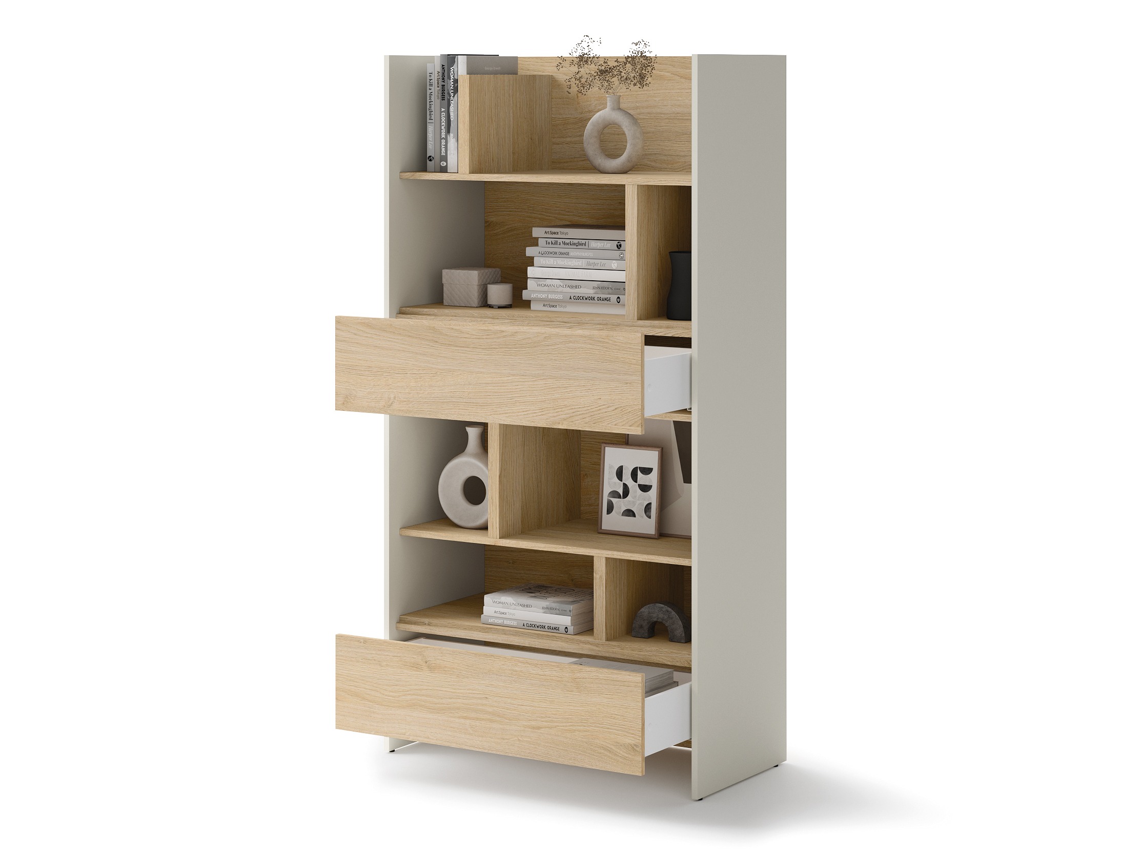 Plaukts Concept Pro Lenart Levfere 152 (Kašmirs + Ozols)