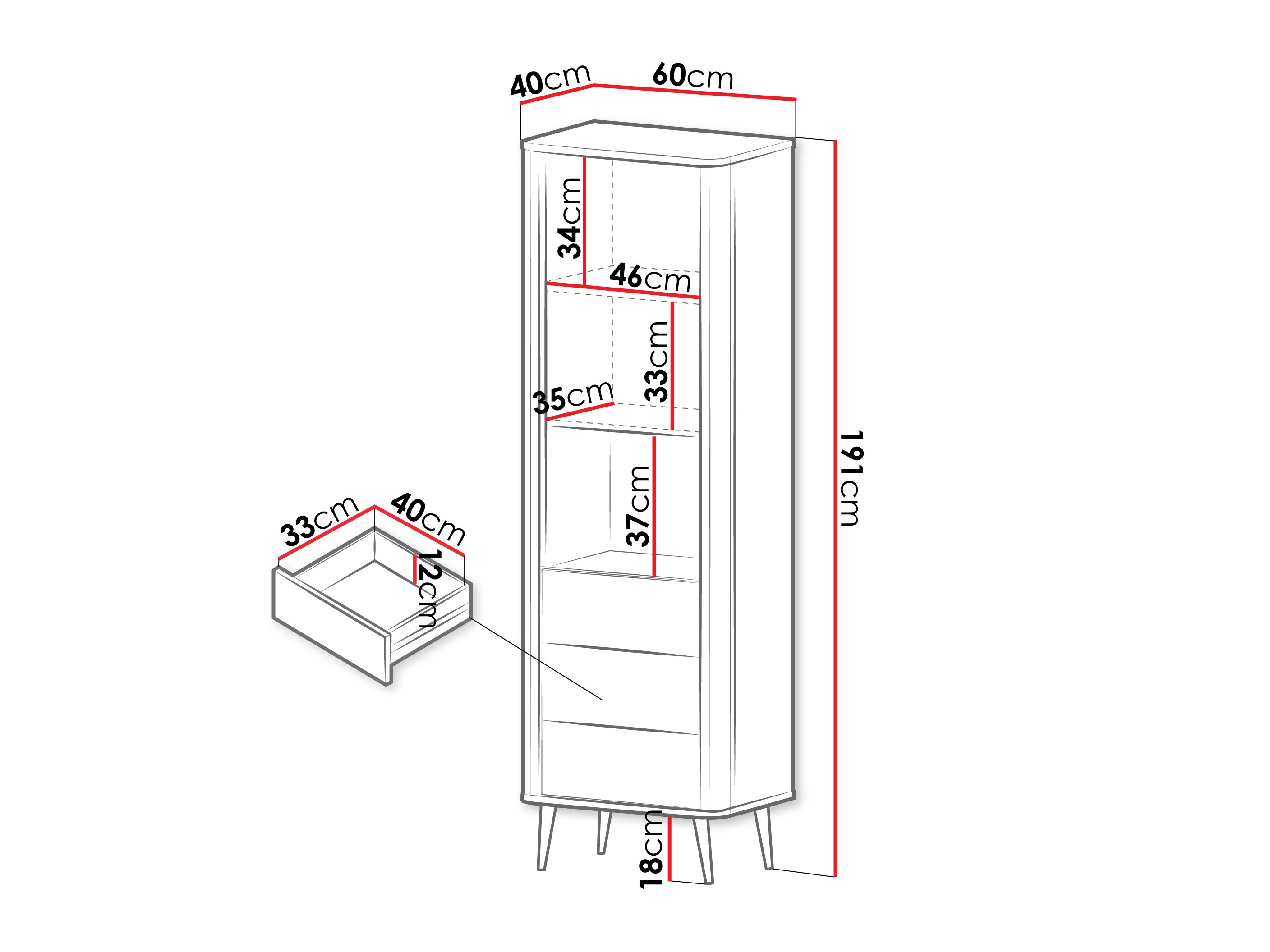 Plaukts Lufela 103 (Kašmirs + Pelēks marmors)