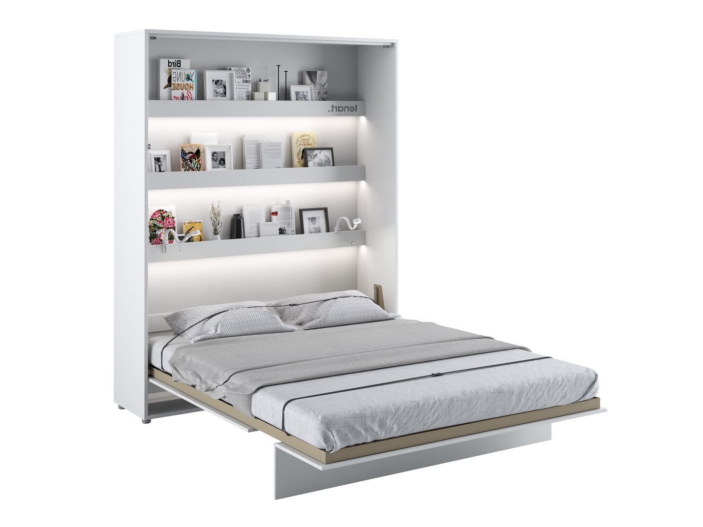 Sienas gulta Concept Pro Lenart (Balts + Glancēts balts)