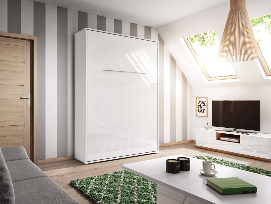 Sienas gulta Concept Pro Lenart III (Balts + Glancēts balts)