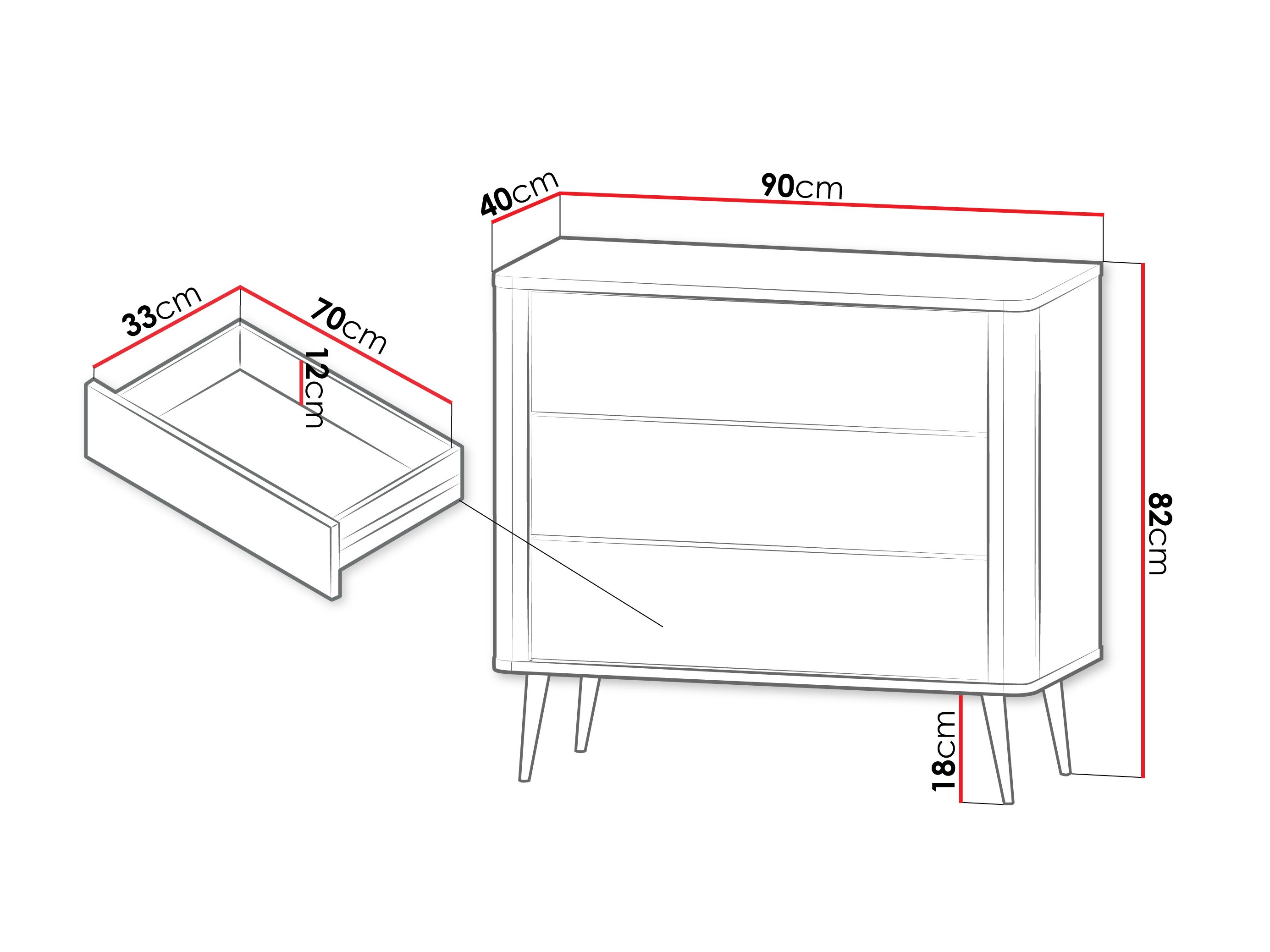 Kомод Lufela 110 (Кашемир + Грецкий орех)