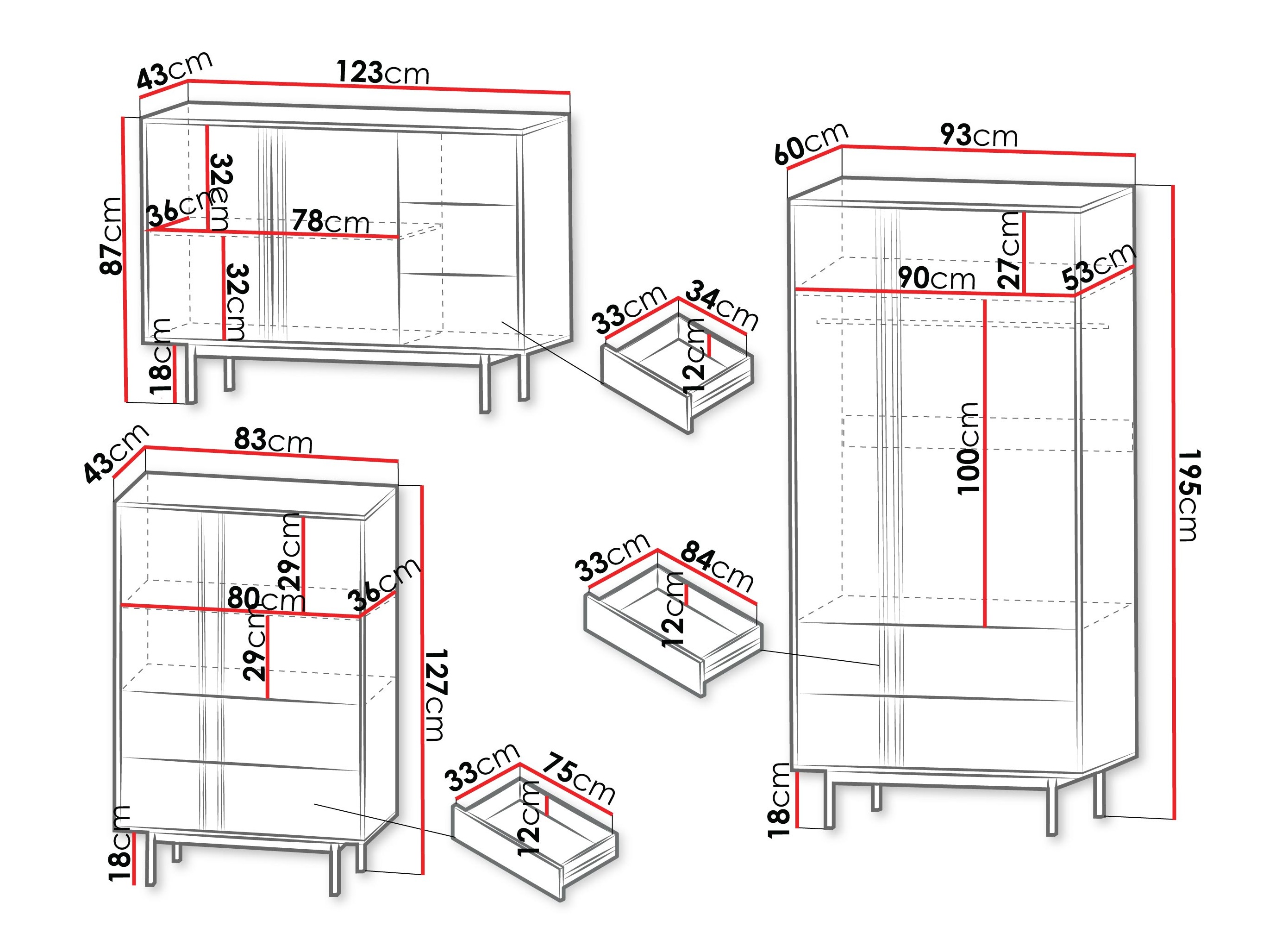 Набор для гостиной Levali 116 (Дуб)