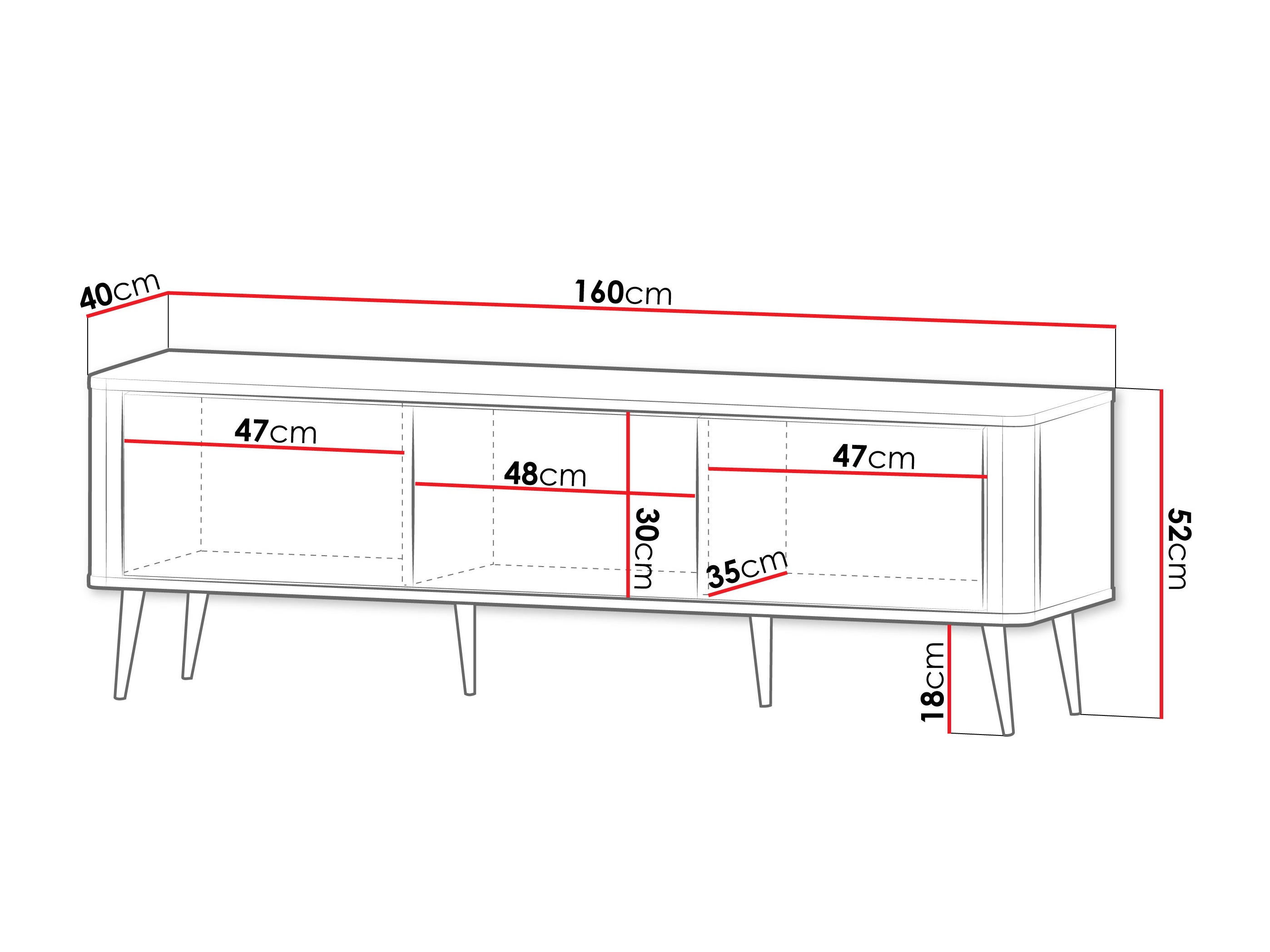 TV galds Lufela 112 (Kašmirs + Riekstkoks)