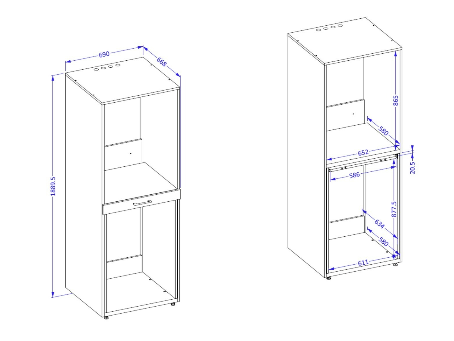 Vannas istabas plaukts Austin 378 (Balts)