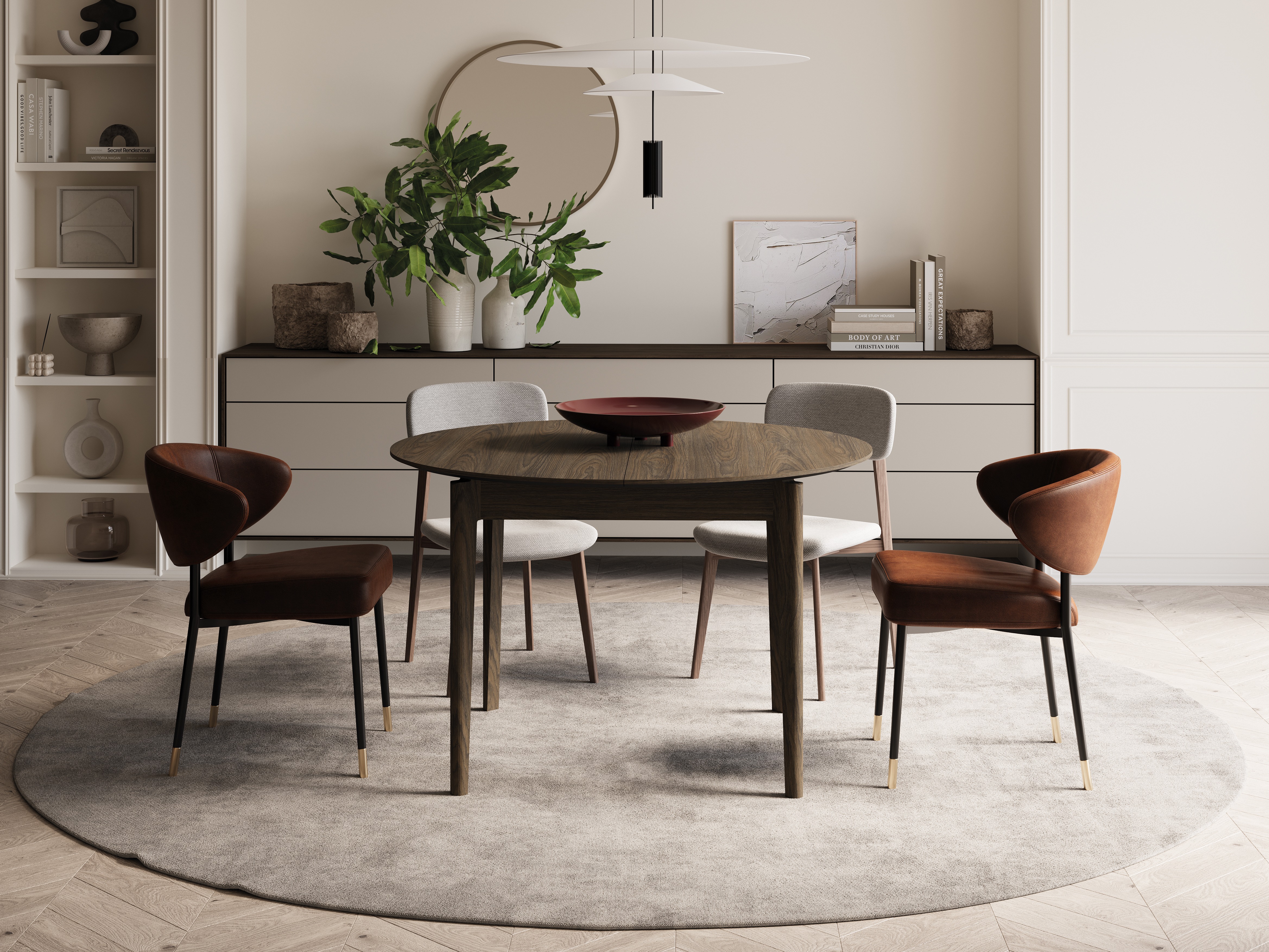 Galds Fresno 175 (Tumšs ozols)