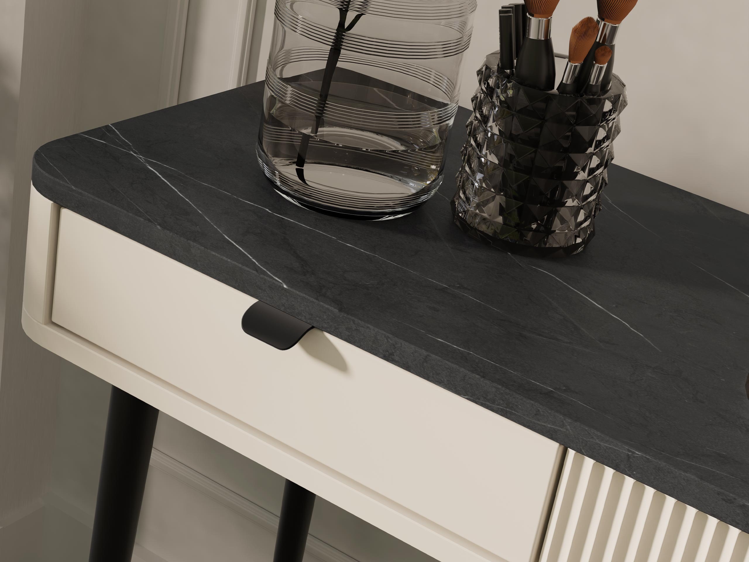 Комплект для домашнего офиса Lufela 123 (Кашемир + Серый мрамор)