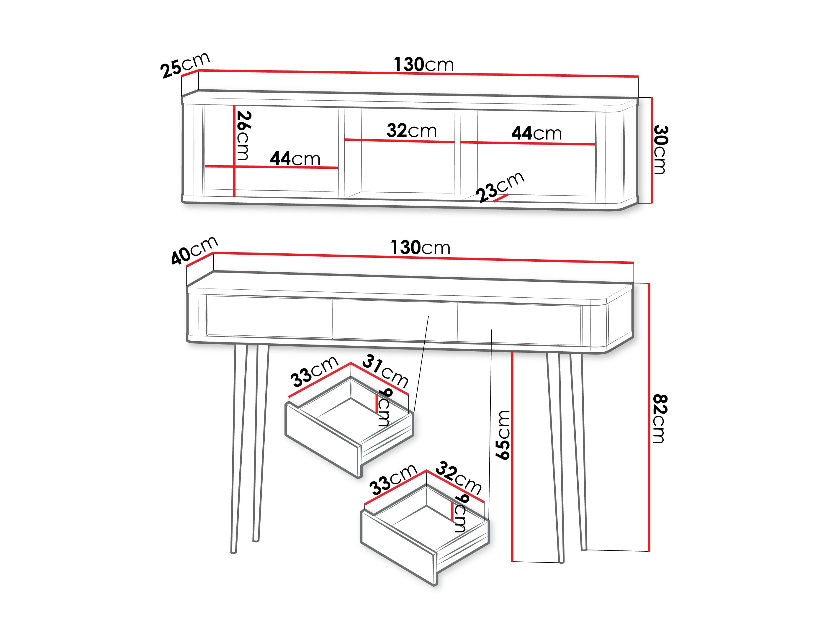 Mājas biroja komplekts Lufela 123 (Kašmirs + Pelēks marmors)