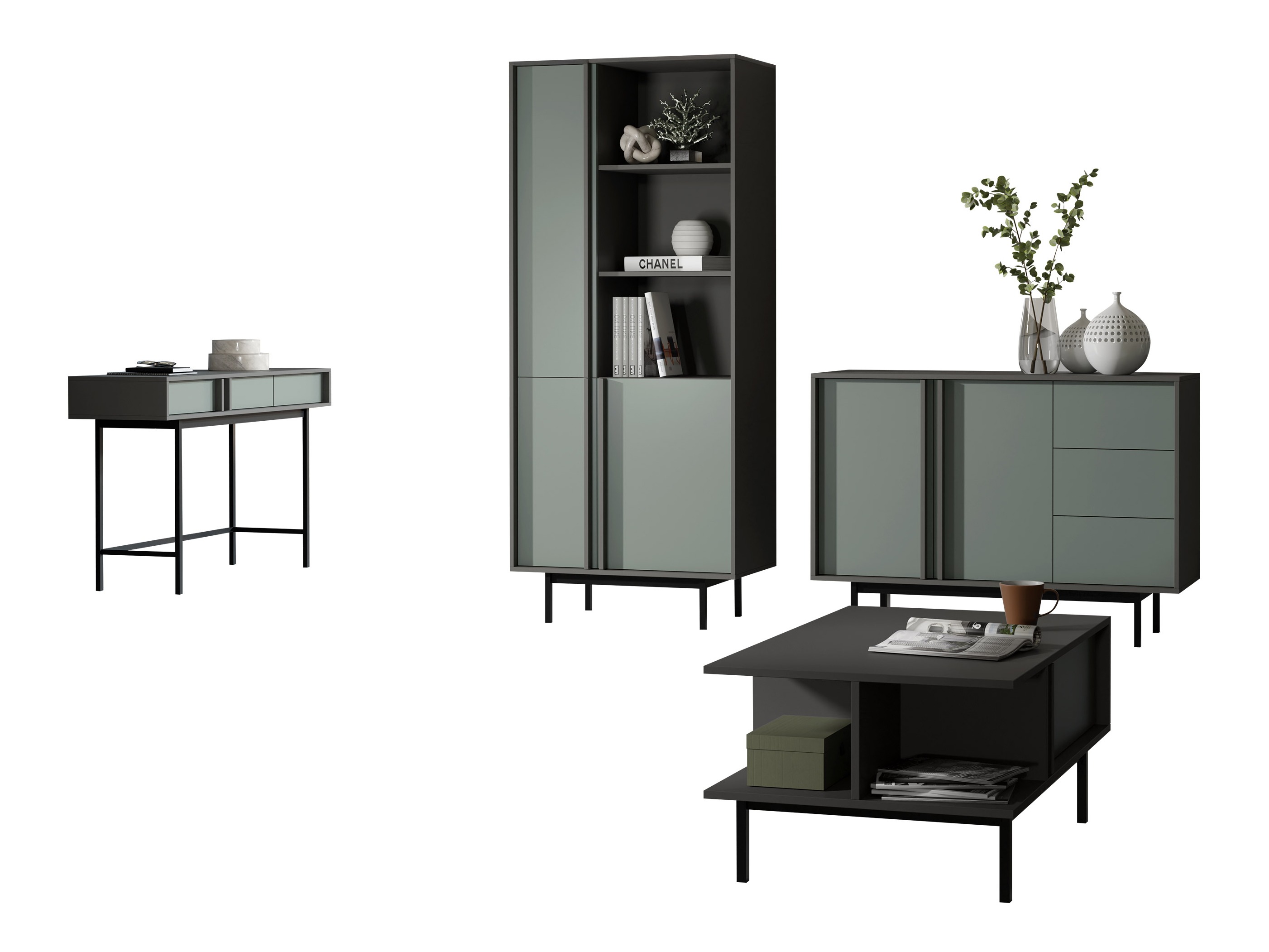 Набор для гостиной Levali 117 (Пыльно-зеленый)