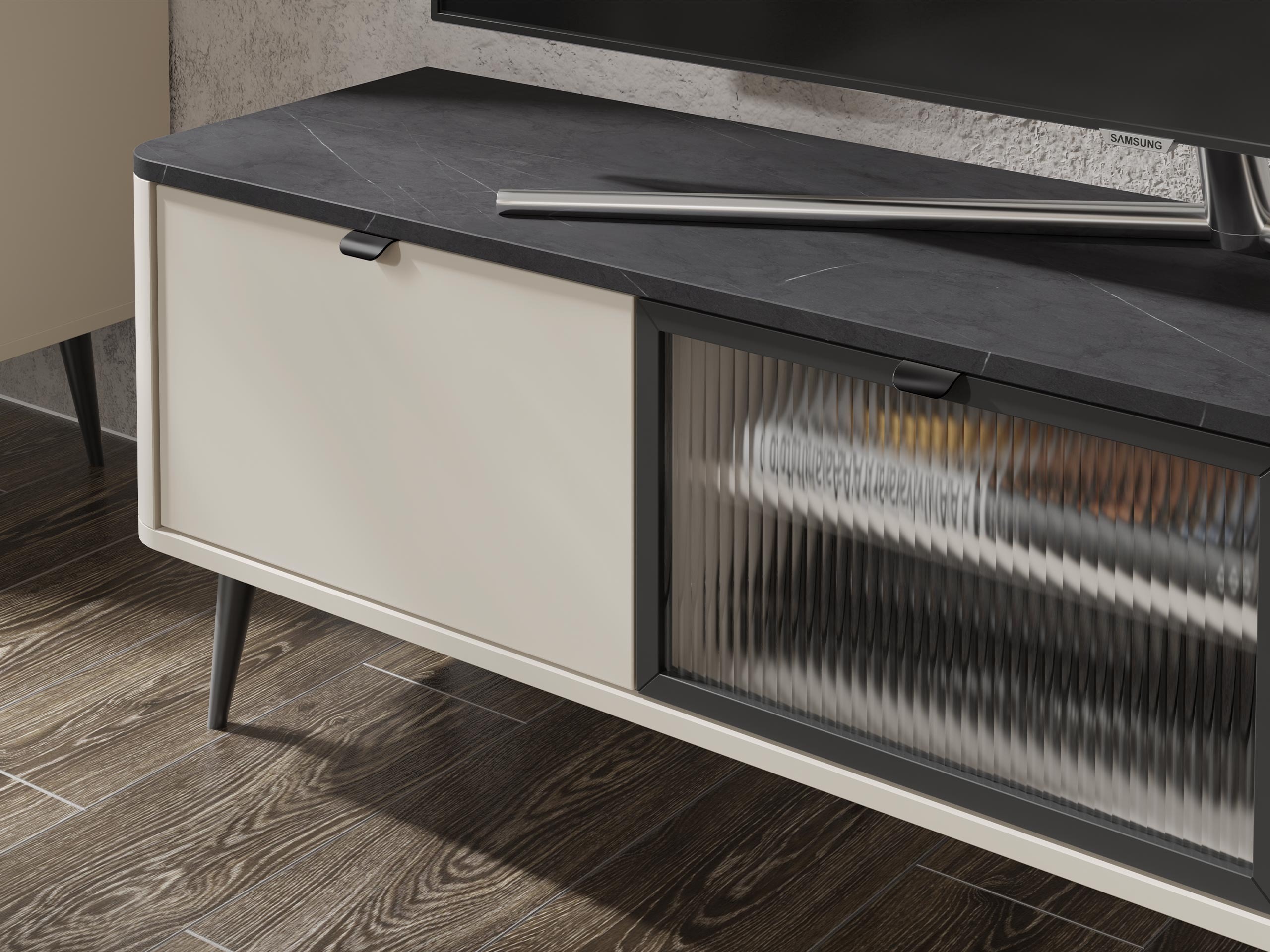 Набор для гостиной Lufela 120 (Кашемир + Серый мрамор)