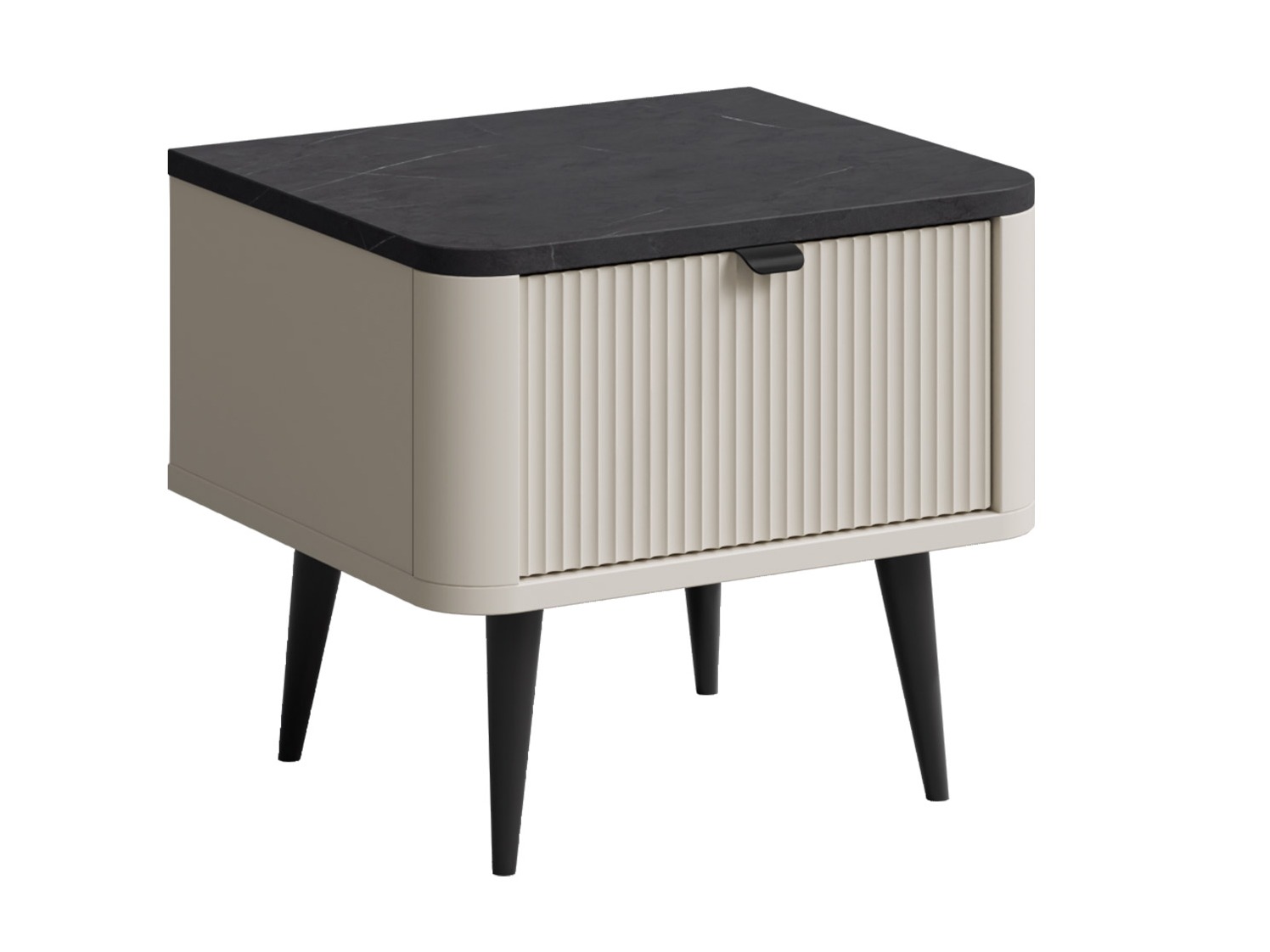 Naktsgaldiņš Lufela 116 (Kašmirs + Pelēks marmors)