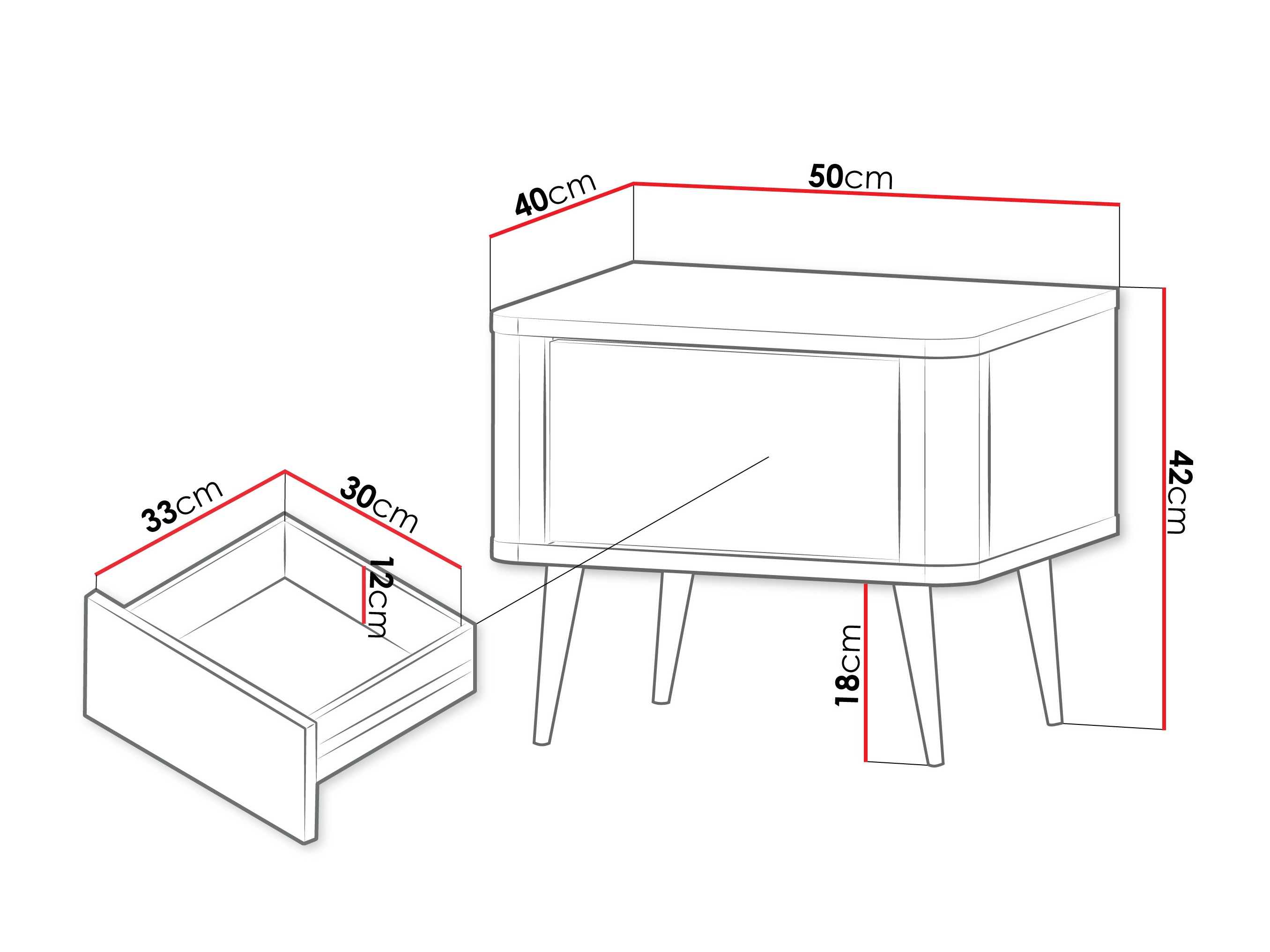 Naktsgaldiņš Lufela 116 (Kašmirs + Pelēks marmors)