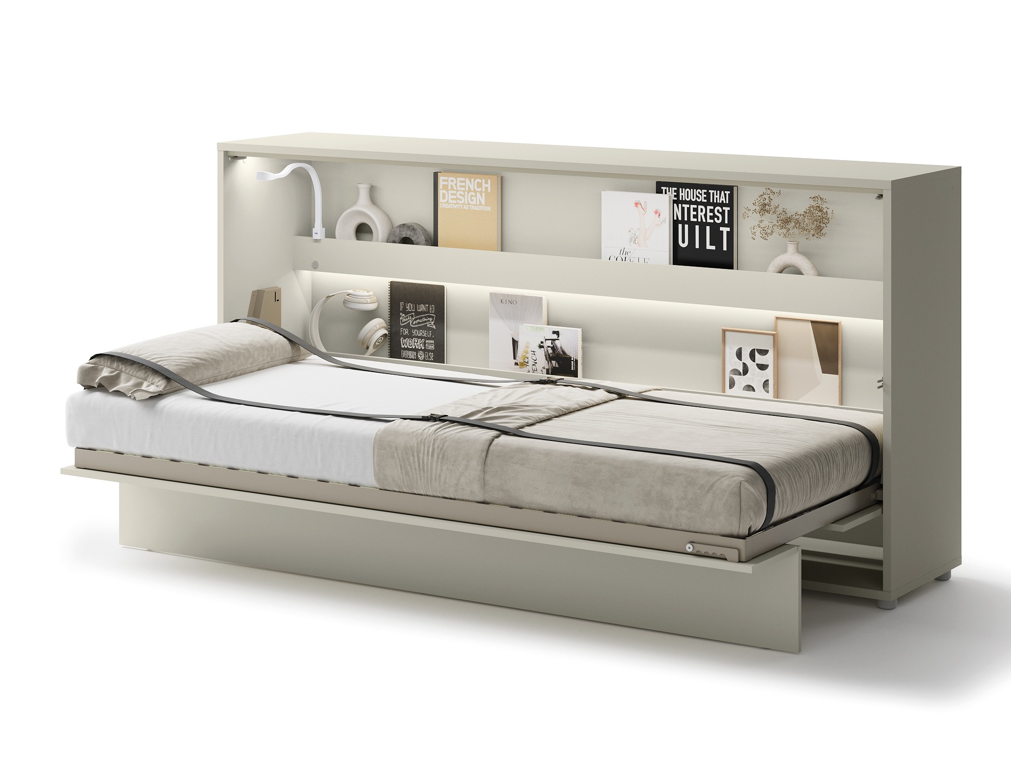 Настенная кровать Concept Pro Lenart Levfere 115 (Кашемир)