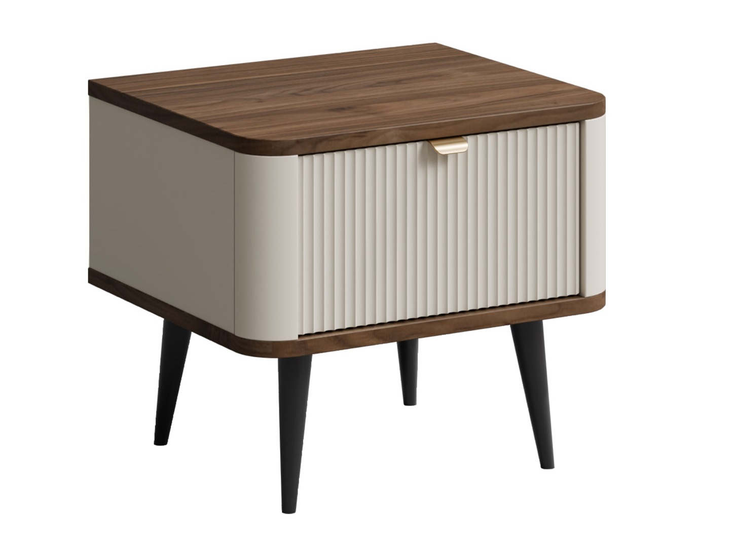 Прикроватная тумбочка Lufela 116 (Кашемир + Грецкий орех)