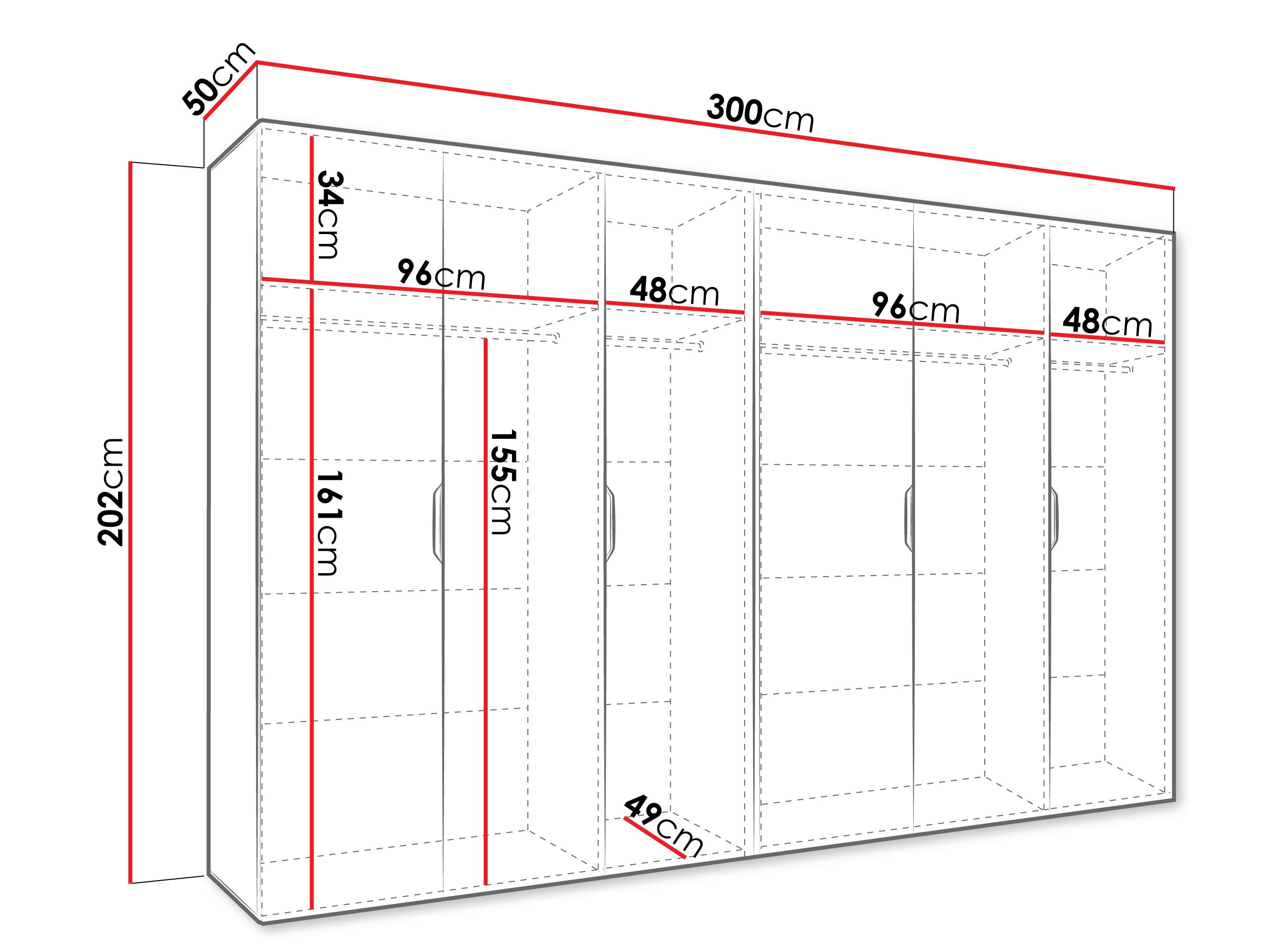 Шкаф Hartford 518 (Чёрный)