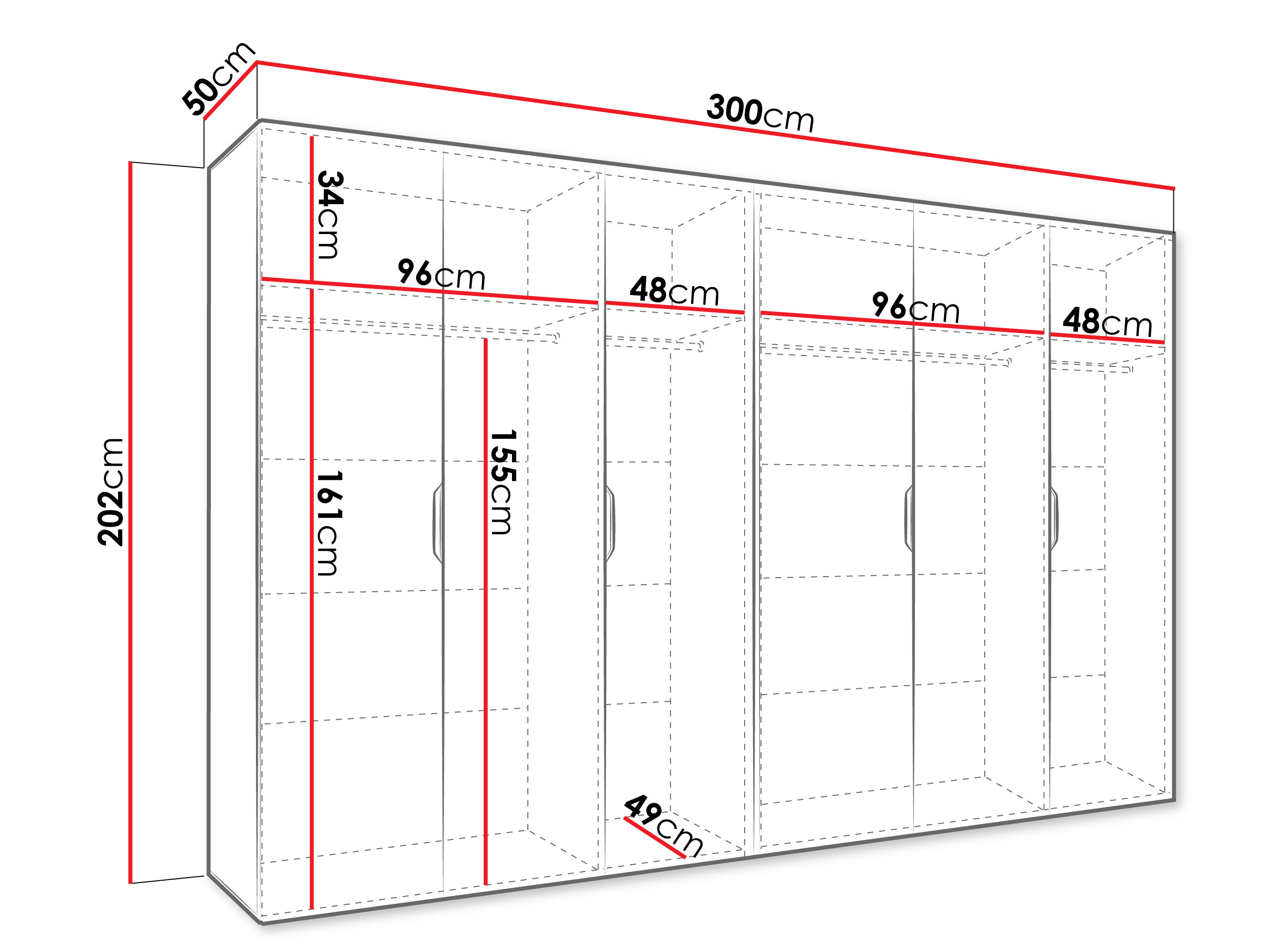 Skapis Hartford 518 (Balts)