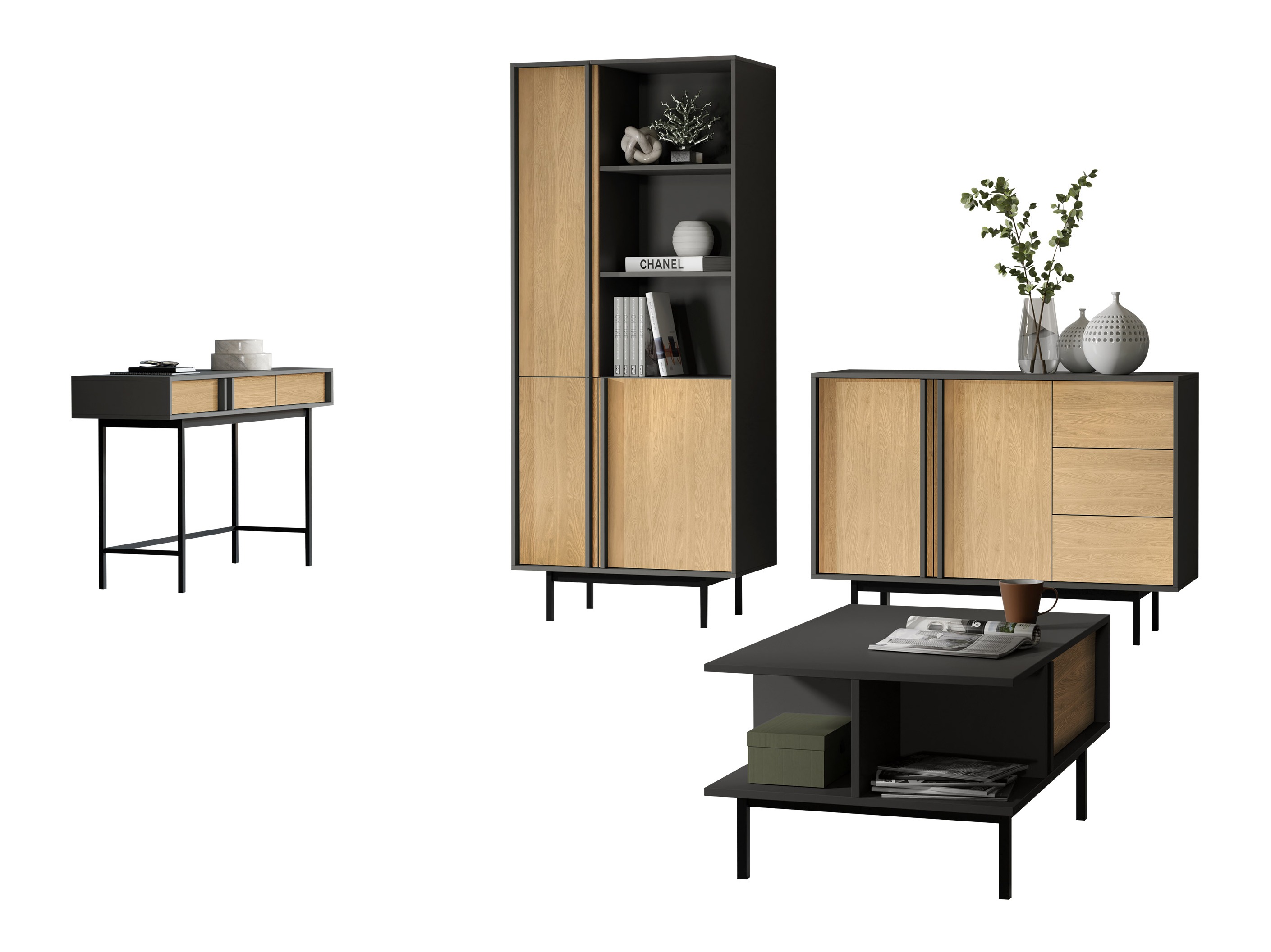 Viesistabas komplekts Levali 117 (Ozols)