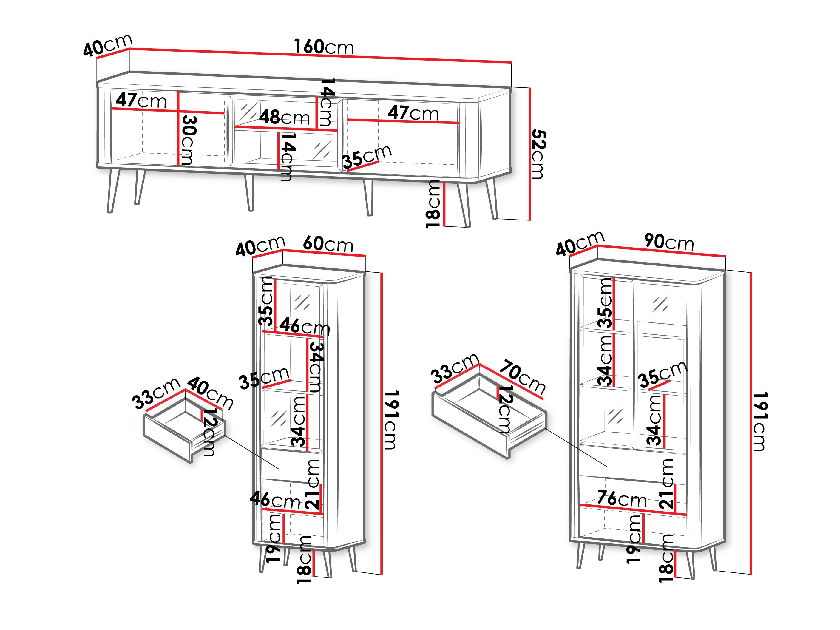 Viesistabas komplekts Lufela 121 (Kašmirs + Pelēks marmors)