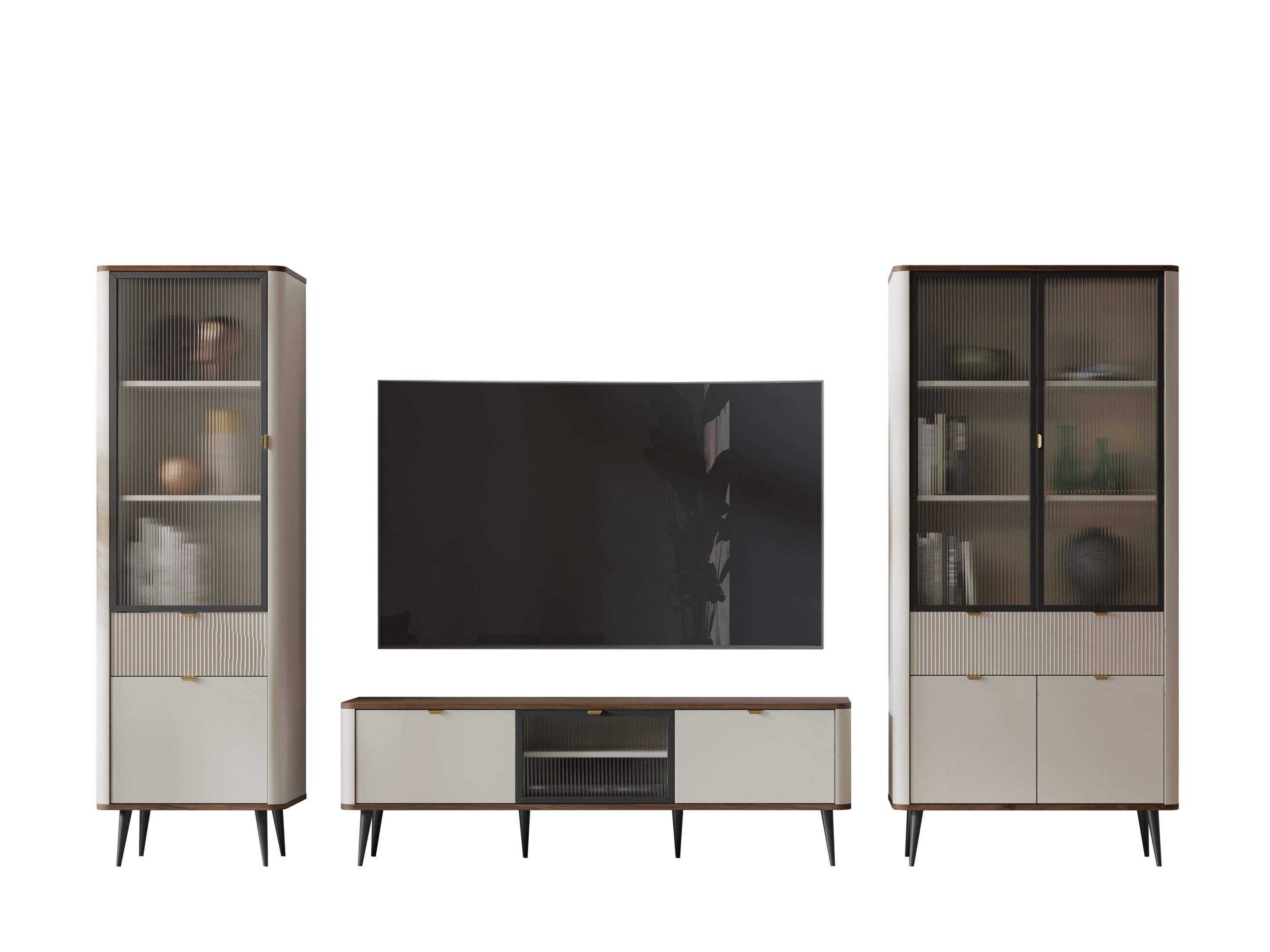 Viesistabas komplekts Lufela 121 (Kašmirs + Riekstkoks)