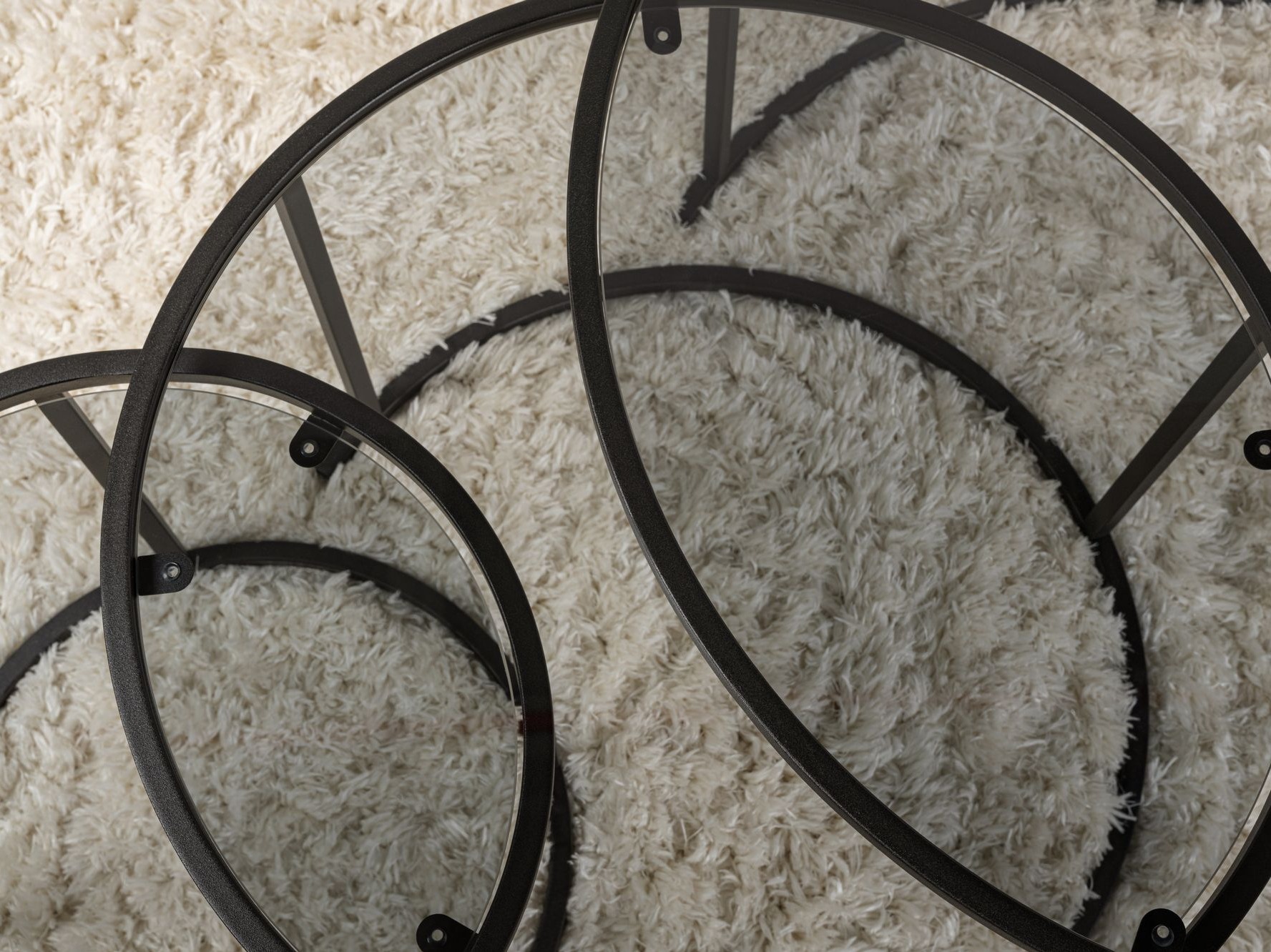 Комплект журнальных столиков Novato 120 (Чёрный)