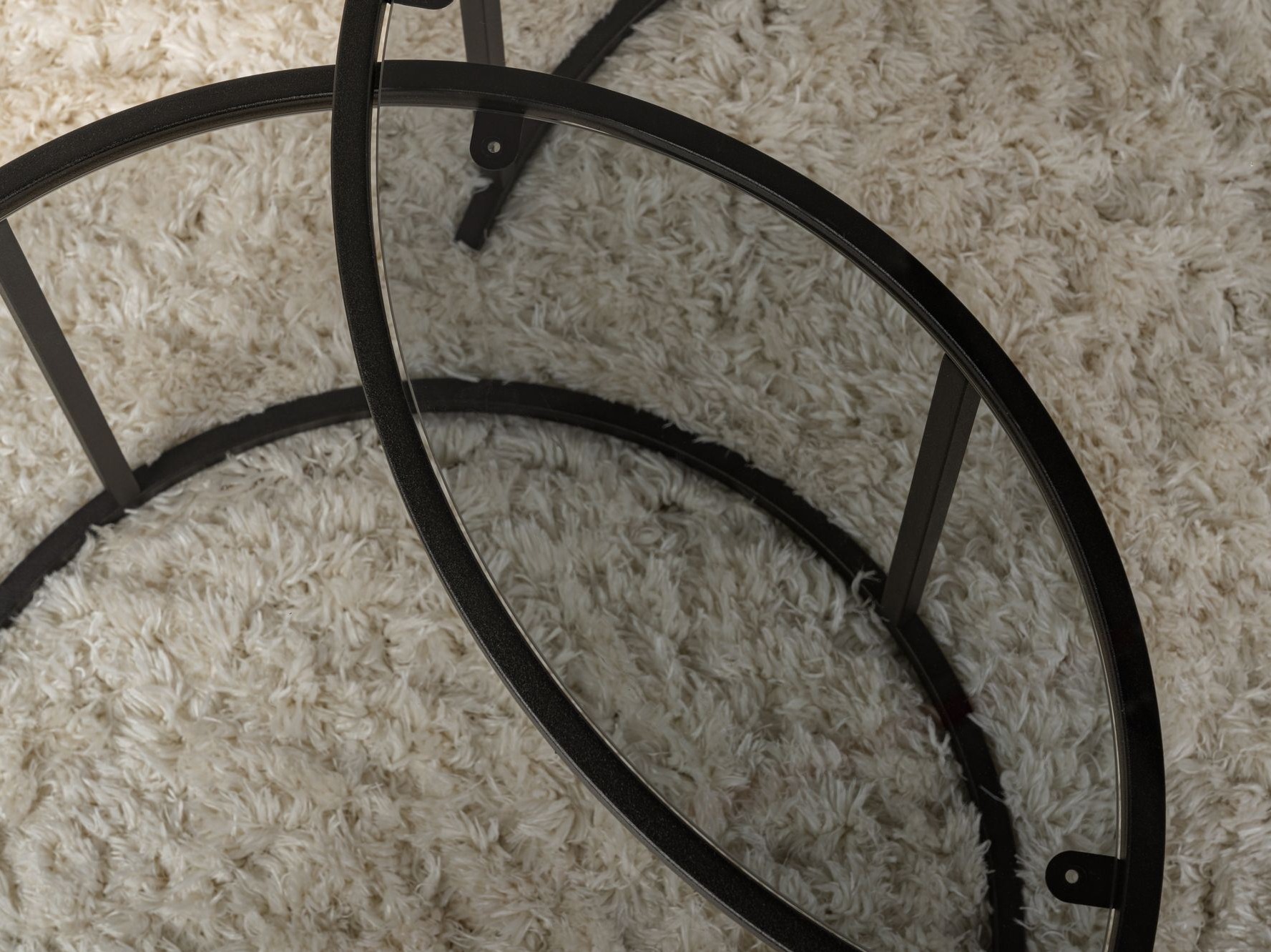 Комплект журнальных столиков Novato 122 (Чёрный)