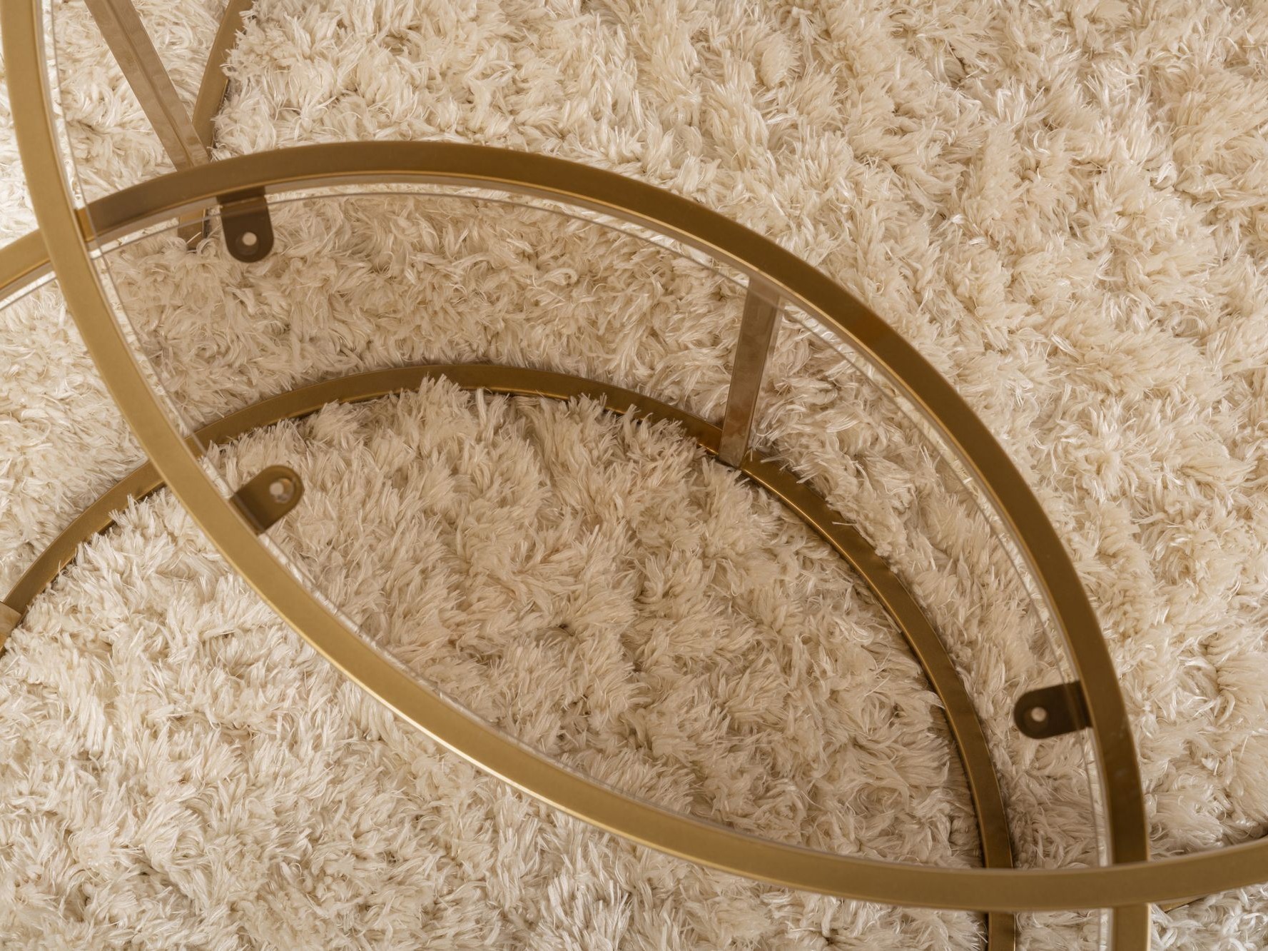 Комплект журнальных столиков Novato 122 (Золотой)