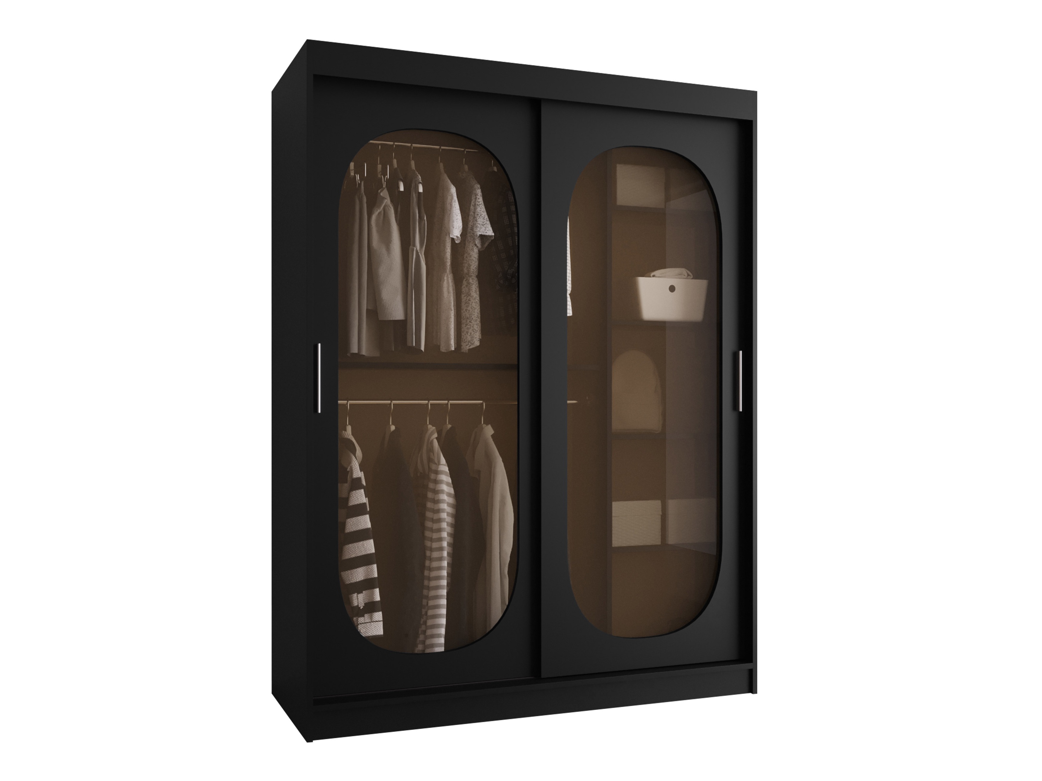 Skapis Hartford 519 (Melns)