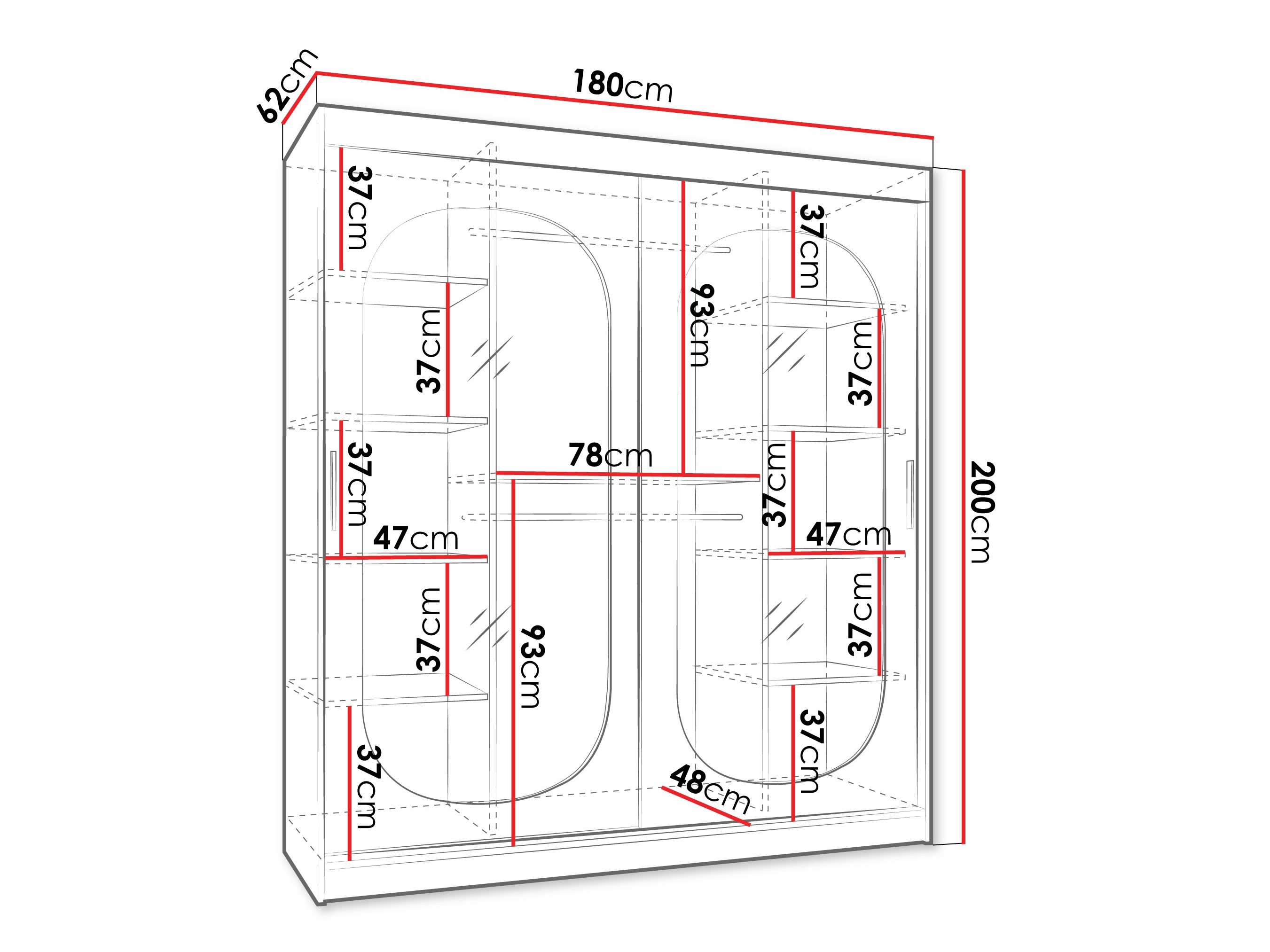 Skapis Hartford 520 (Kašmirs)