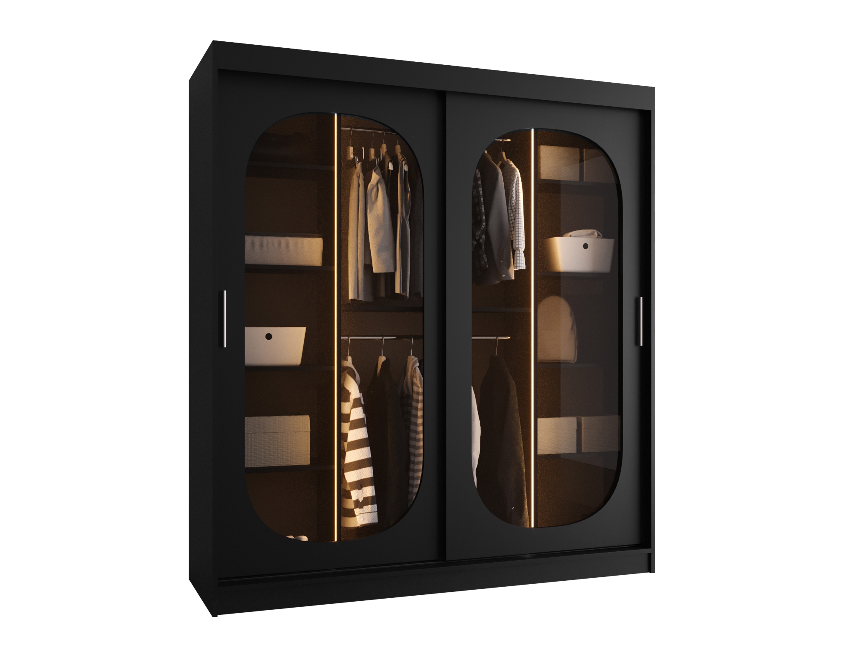 Skapis Hartford 520 (Melns)