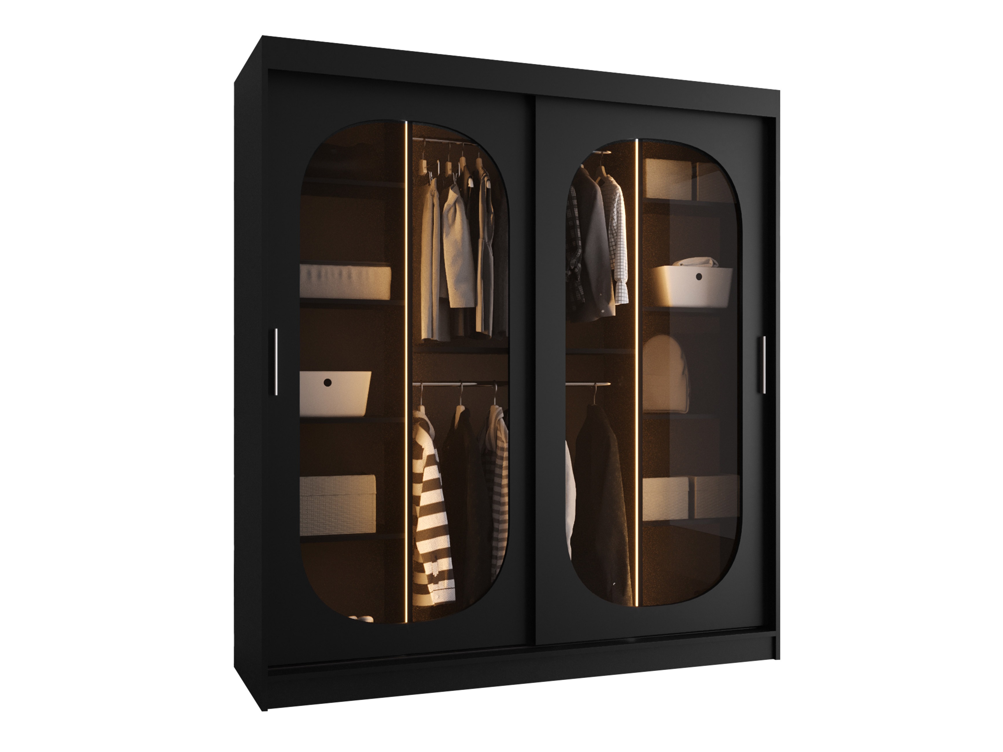 Skapis Hartford 520 (Melns)