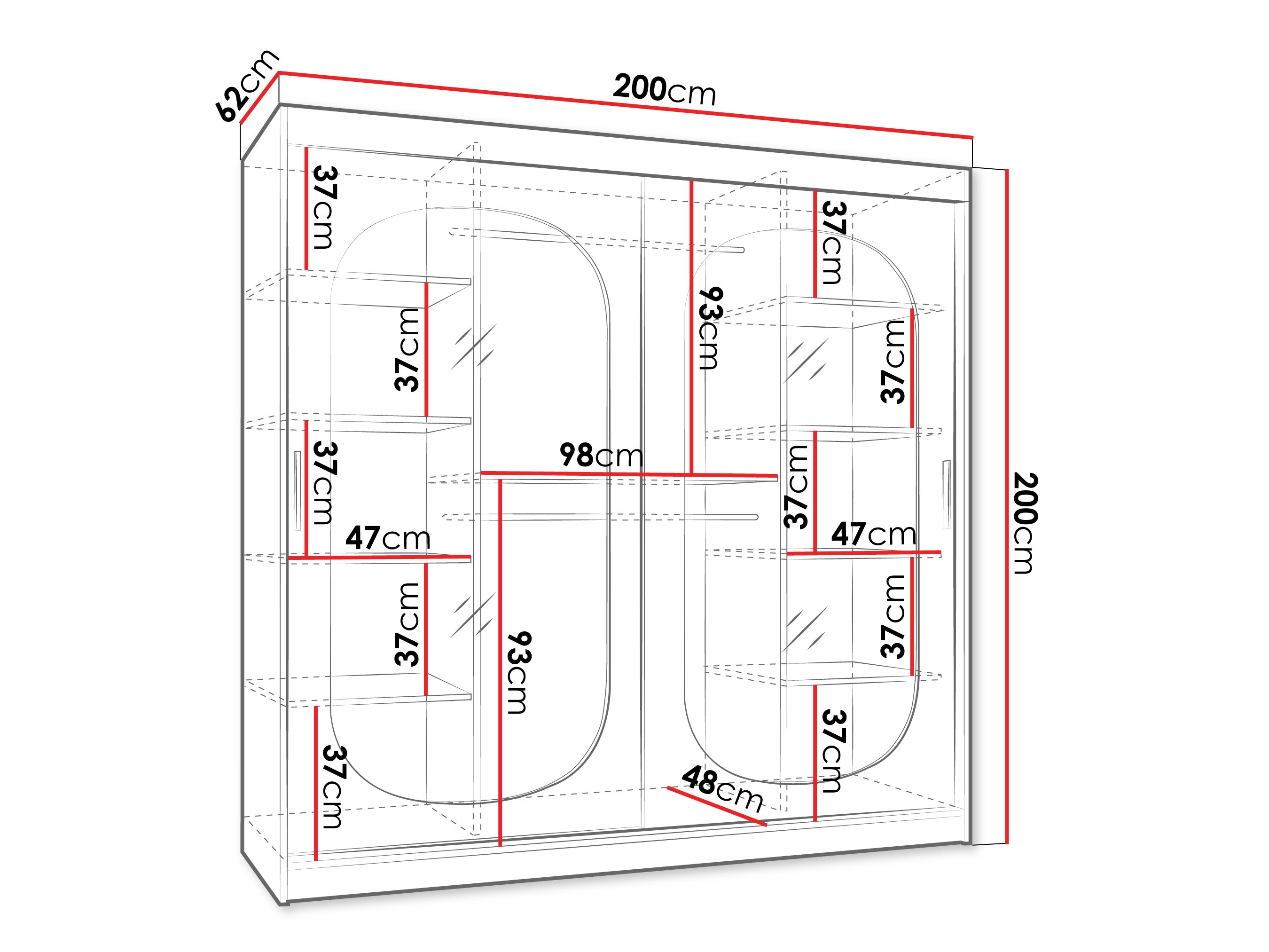 Skapis Hartford 521 (Kašmirs)