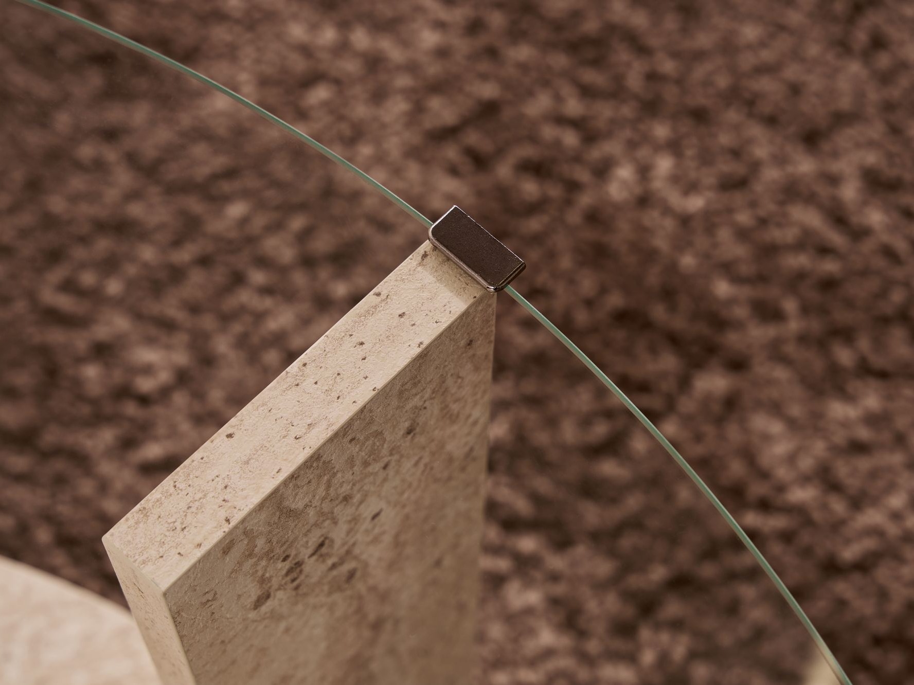 Žurnālu galdiņš Novato 118 (Gaišs travertīns)