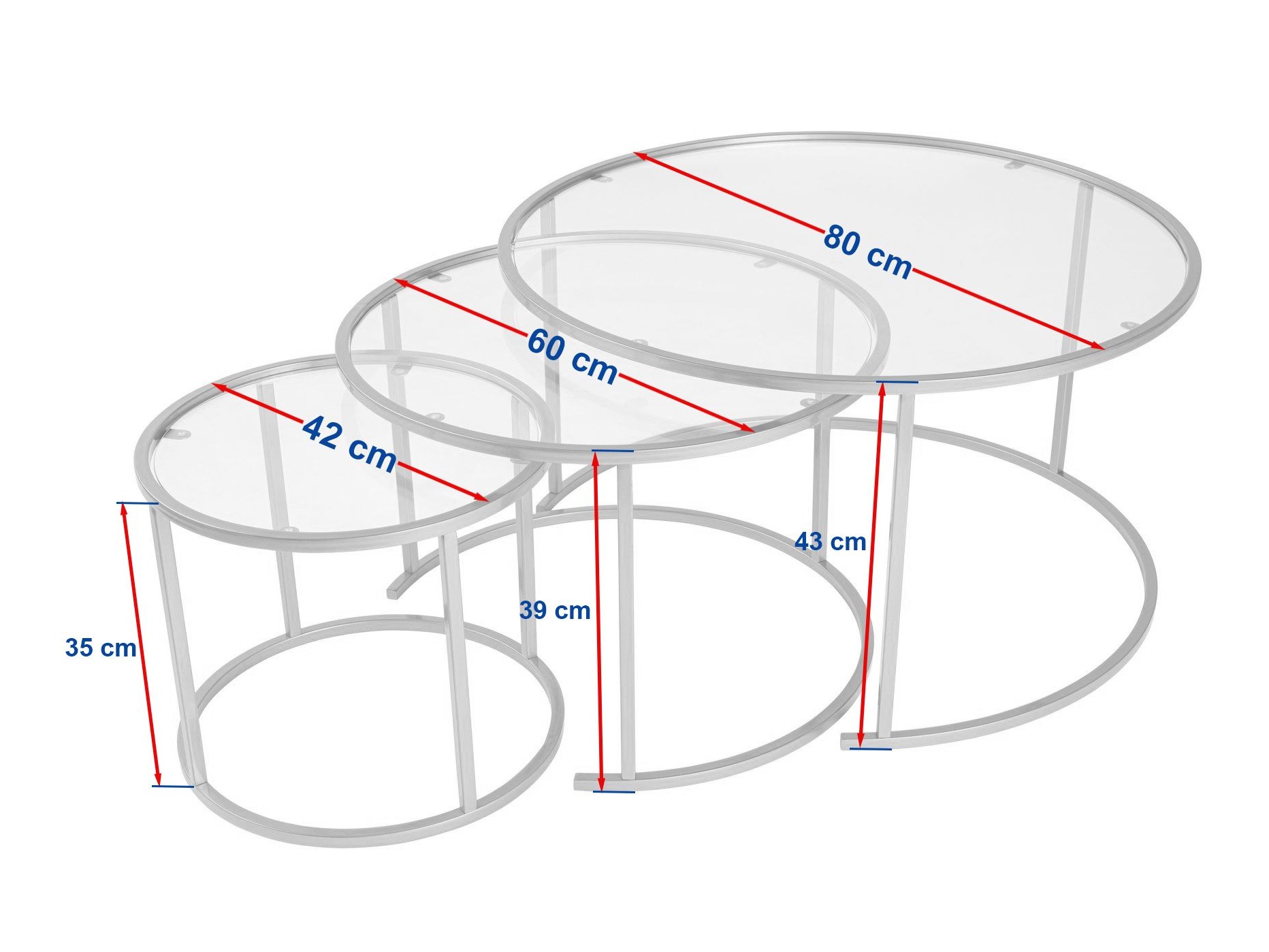 Žurnālu galdiņu komplekts Novato 120 (Melns)