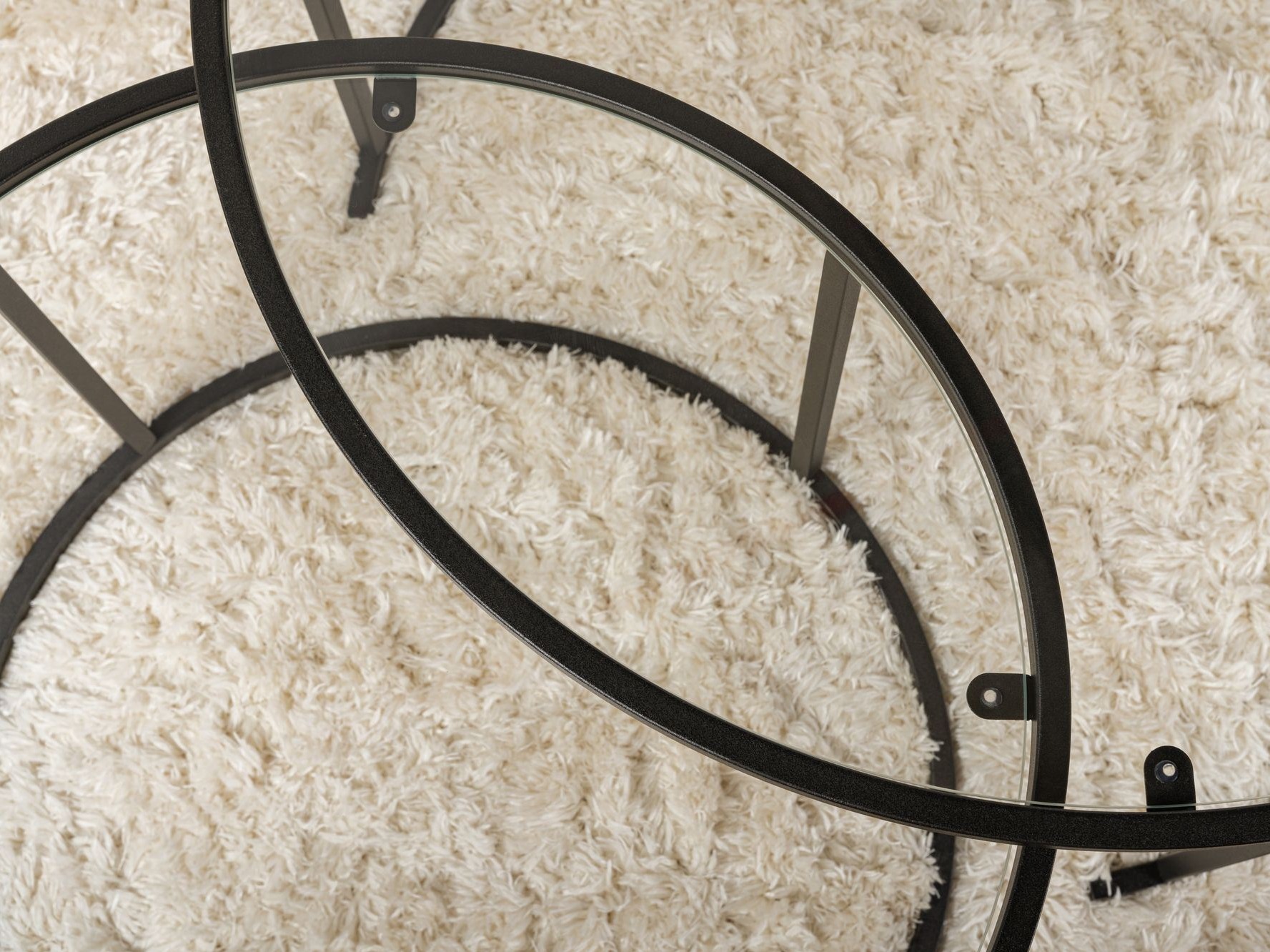 Žurnālu galdiņu komplekts Novato 121 (Melns)