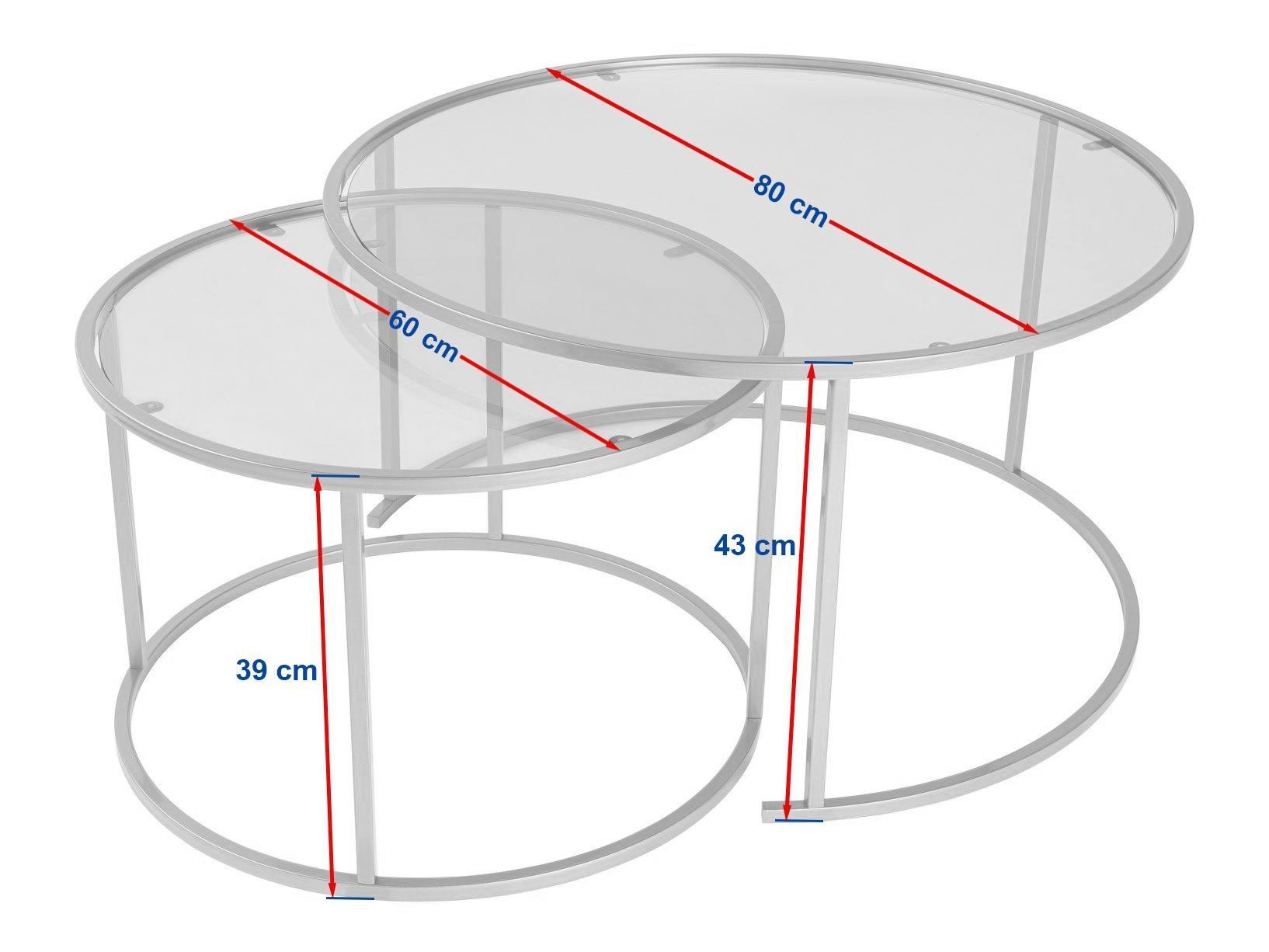 Žurnālu galdiņu komplekts Novato 121 (Zelta)