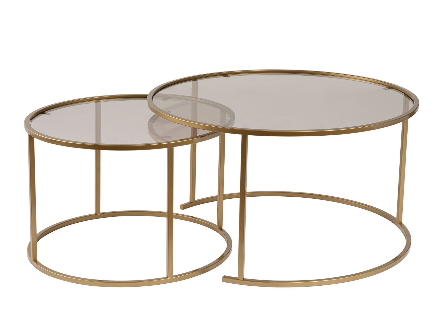 Žurnālu galdiņu komplekts Novato 122 (Zelta)