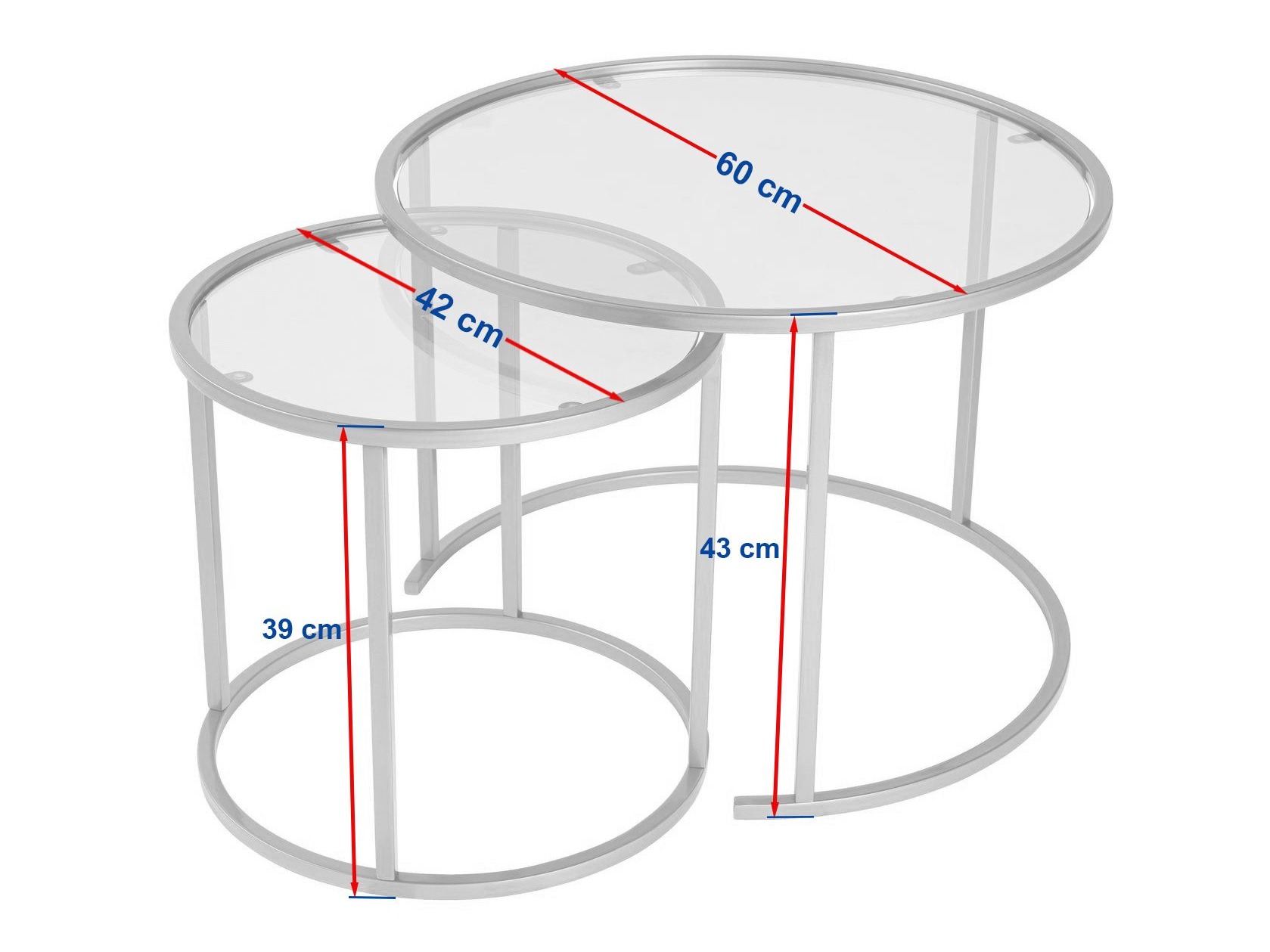 Žurnālu galdiņu komplekts Novato 123 (Zelta)